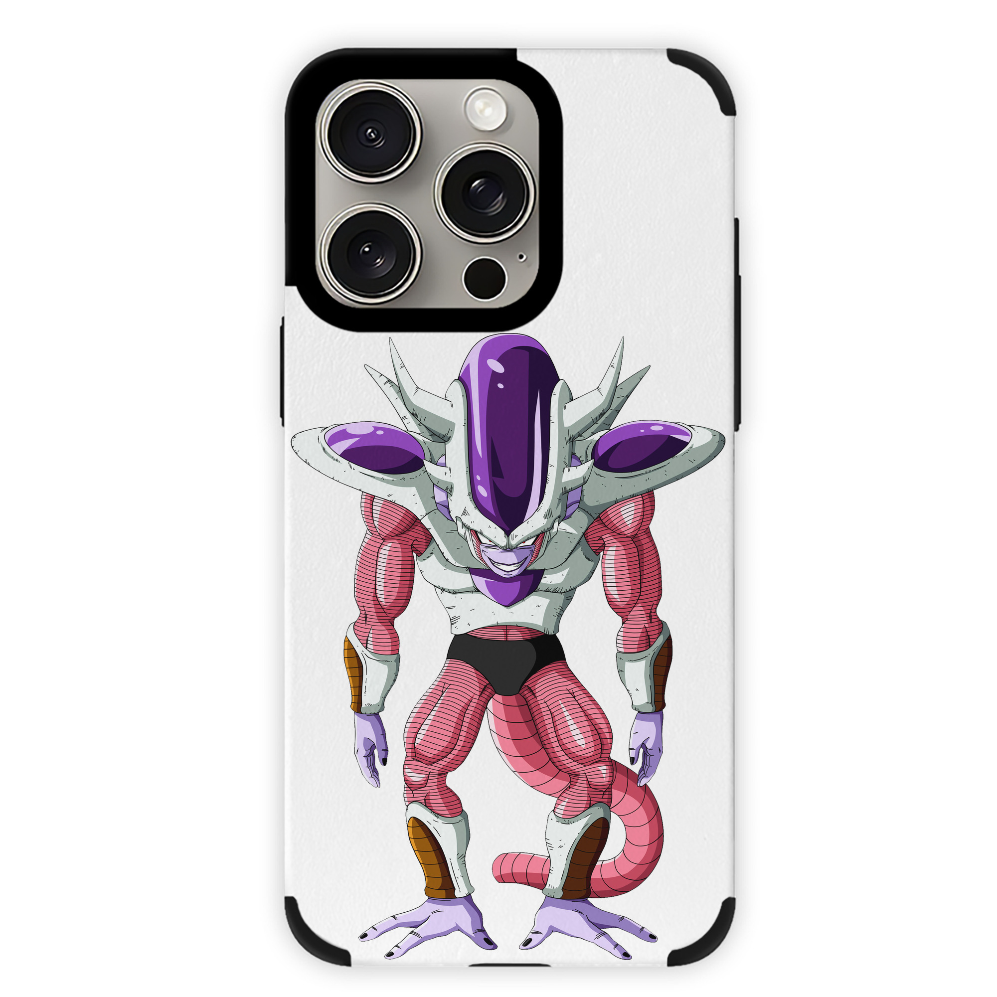 （画像用） ドラゴンボール フリーザ DRAGON BALL Frieza 【iPhone15ProMax対応】 PUレザー スマホケース 耐衝撃＆黄変防止