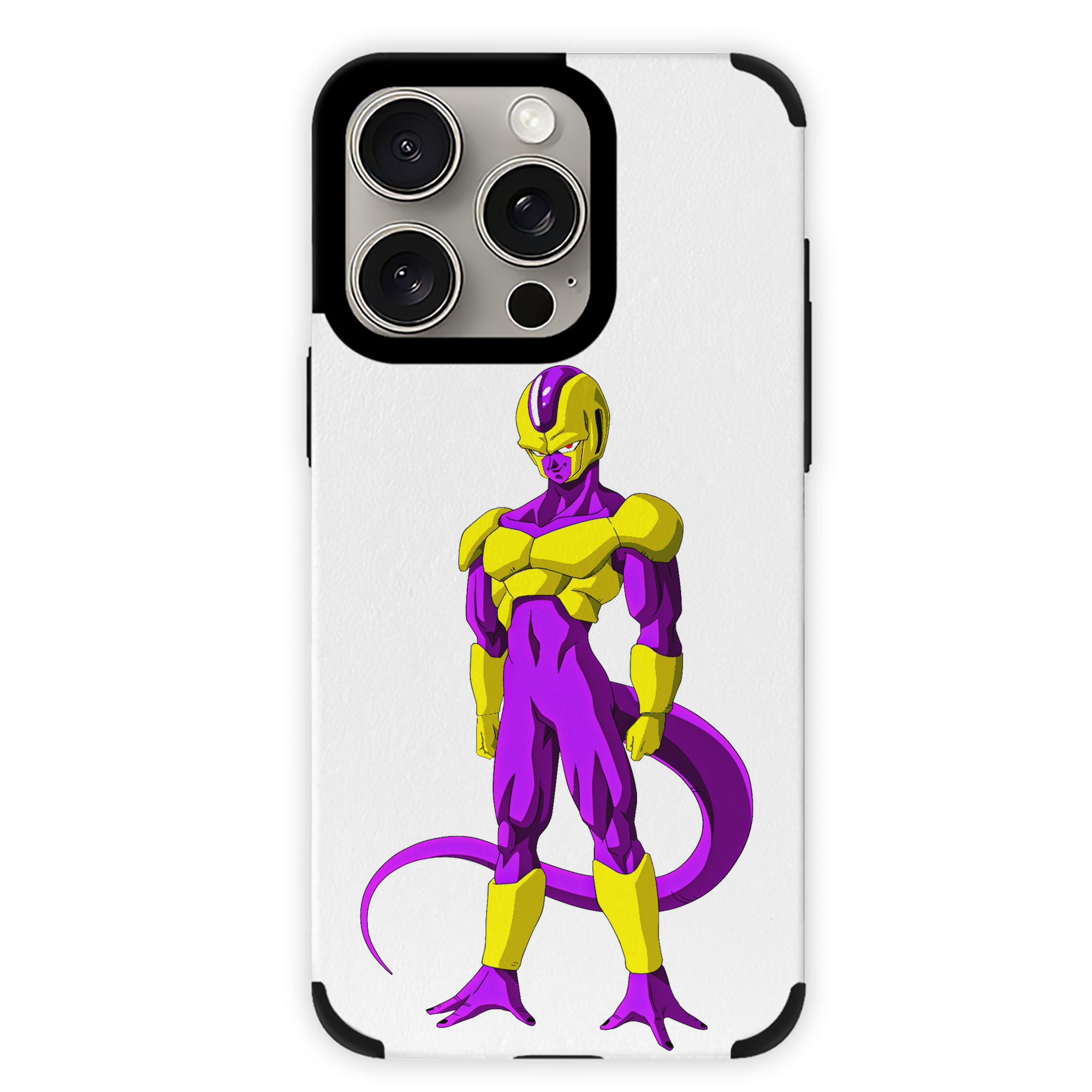（画像用） ドラゴンボール フリーザ DRAGON BALL Frieza 【iPhone15ProMax対応】 PUレザー スマホケース 耐衝撃＆黄変防止