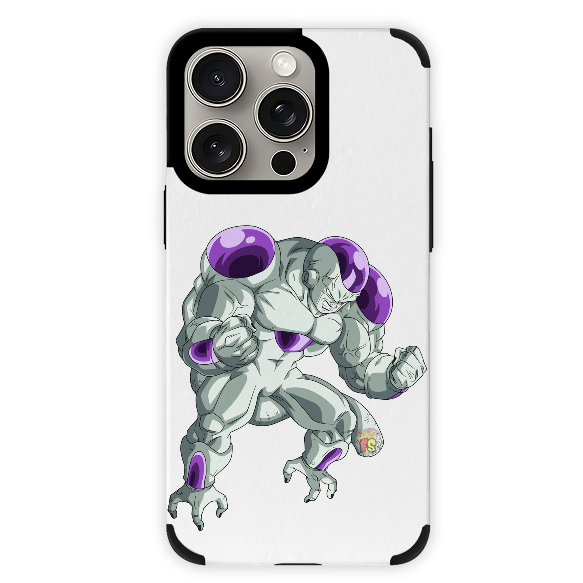 （画像用） ドラゴンボール フリーザ DRAGON BALL Frieza 【iPhone15ProMax対応】 PUレザー スマホケース 耐衝撃＆黄変防止