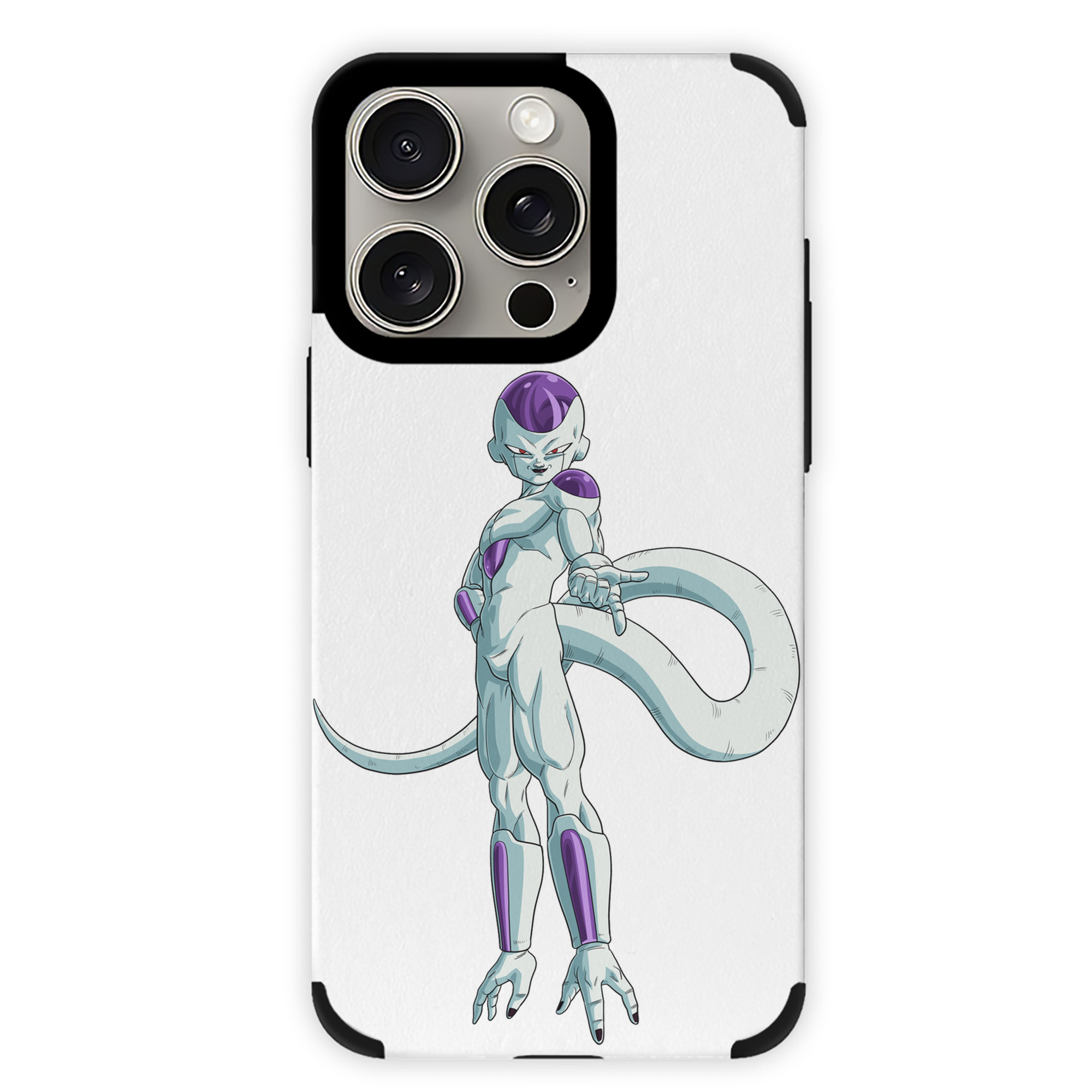 （画像用） ドラゴンボール フリーザ DRAGON BALL Frieza 【iPhone15ProMax対応】 PUレザー スマホケース 耐衝撃＆黄変防止