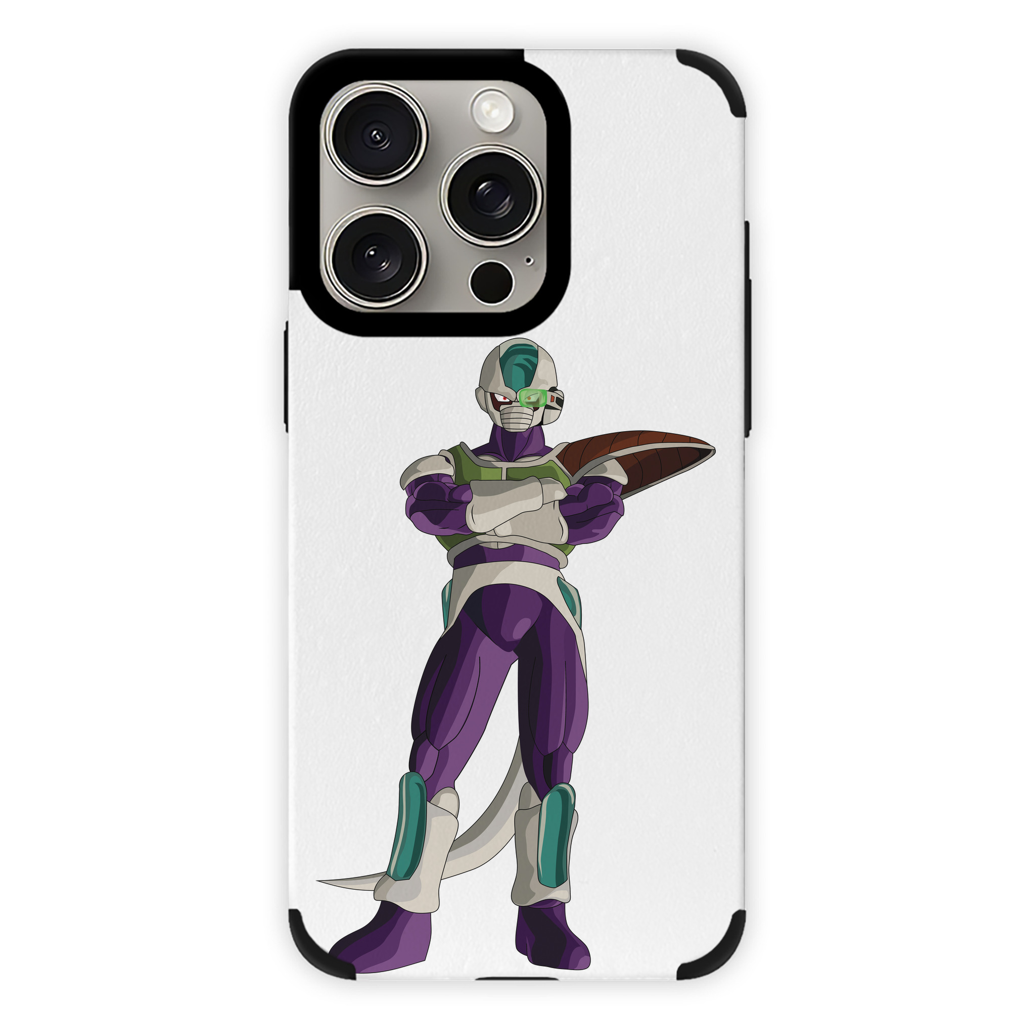（画像用） ドラゴンボール フリーザ DRAGON BALL Frieza 【iPhone15ProMax対応】 PUレザー スマホケース 耐衝撃＆黄変防止