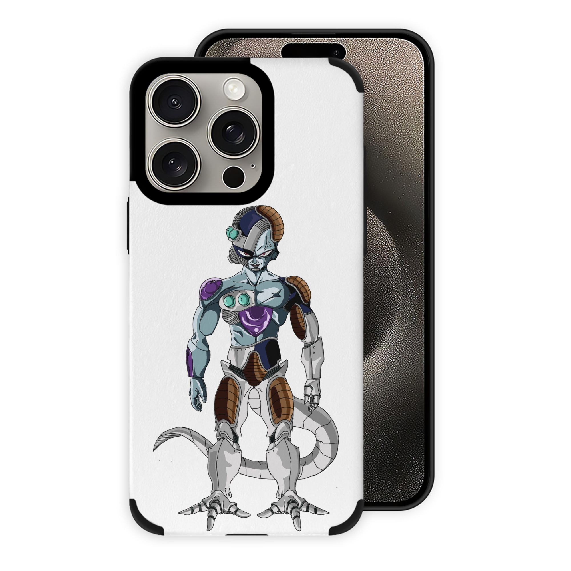 （画像用） ドラゴンボール クウラ DRAGON BALL Cooler Coora 【iPhone15ProMax対応】 PUレザー スマホケース 耐衝撃＆黄変防止