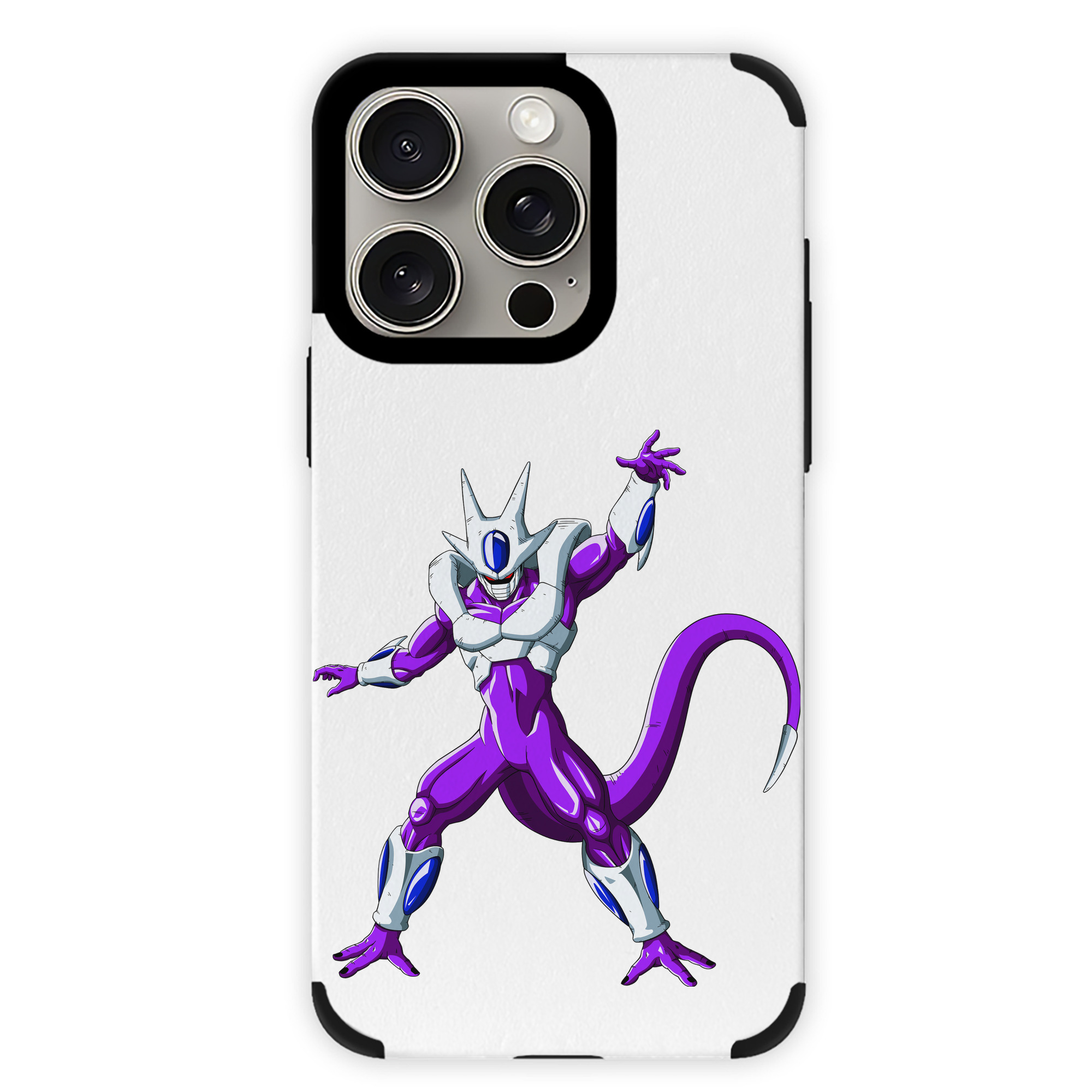 （画像用） ドラゴンボール クウラ DRAGON BALL Cooler Coora 【iPhone15ProMax対応】 PUレザー スマホケース 耐衝撃＆黄変防止