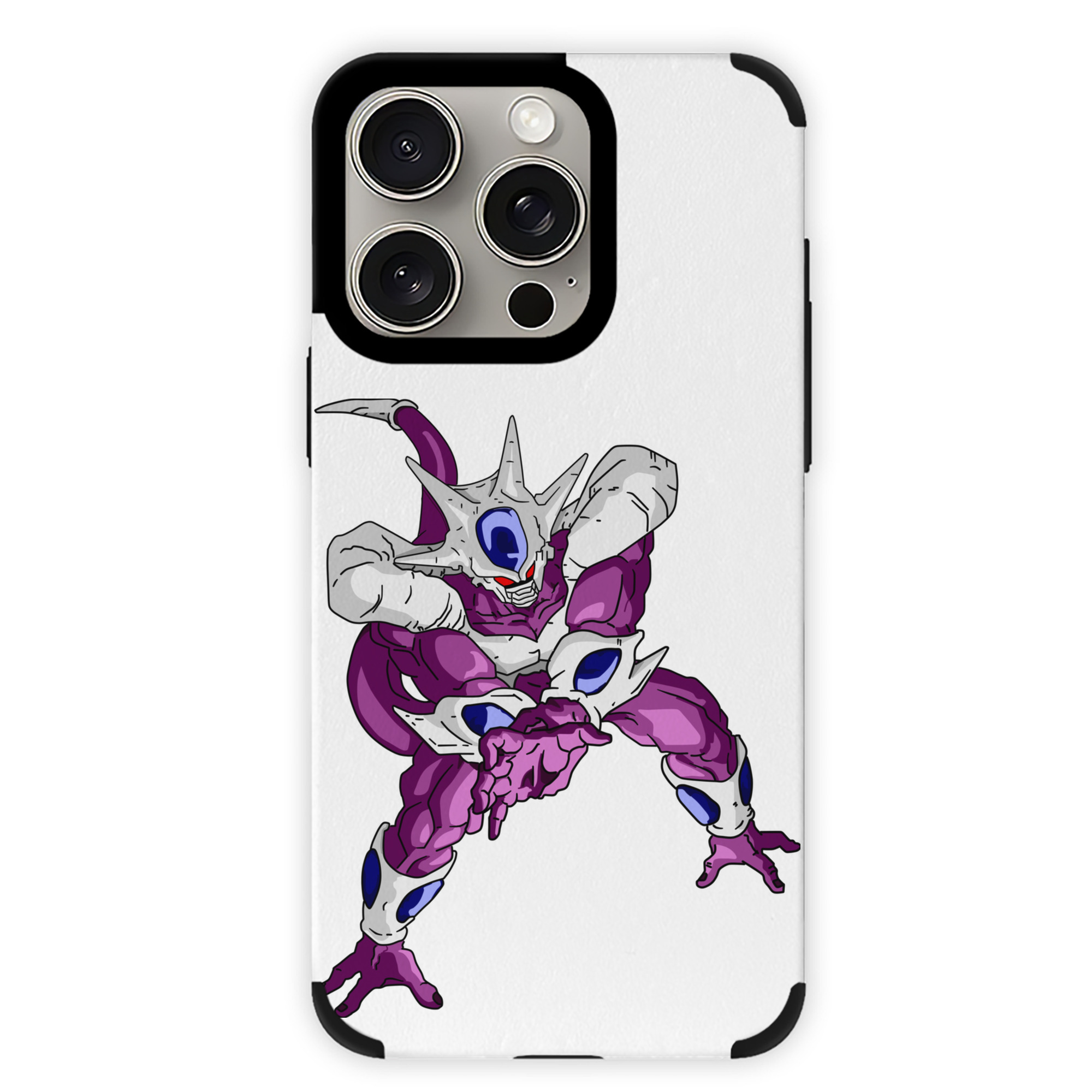 （画像用） ドラゴンボール クウラ DRAGON BALL Cooler Coora 【iPhone15ProMax対応】 PUレザー スマホケース 耐衝撃＆黄変防止