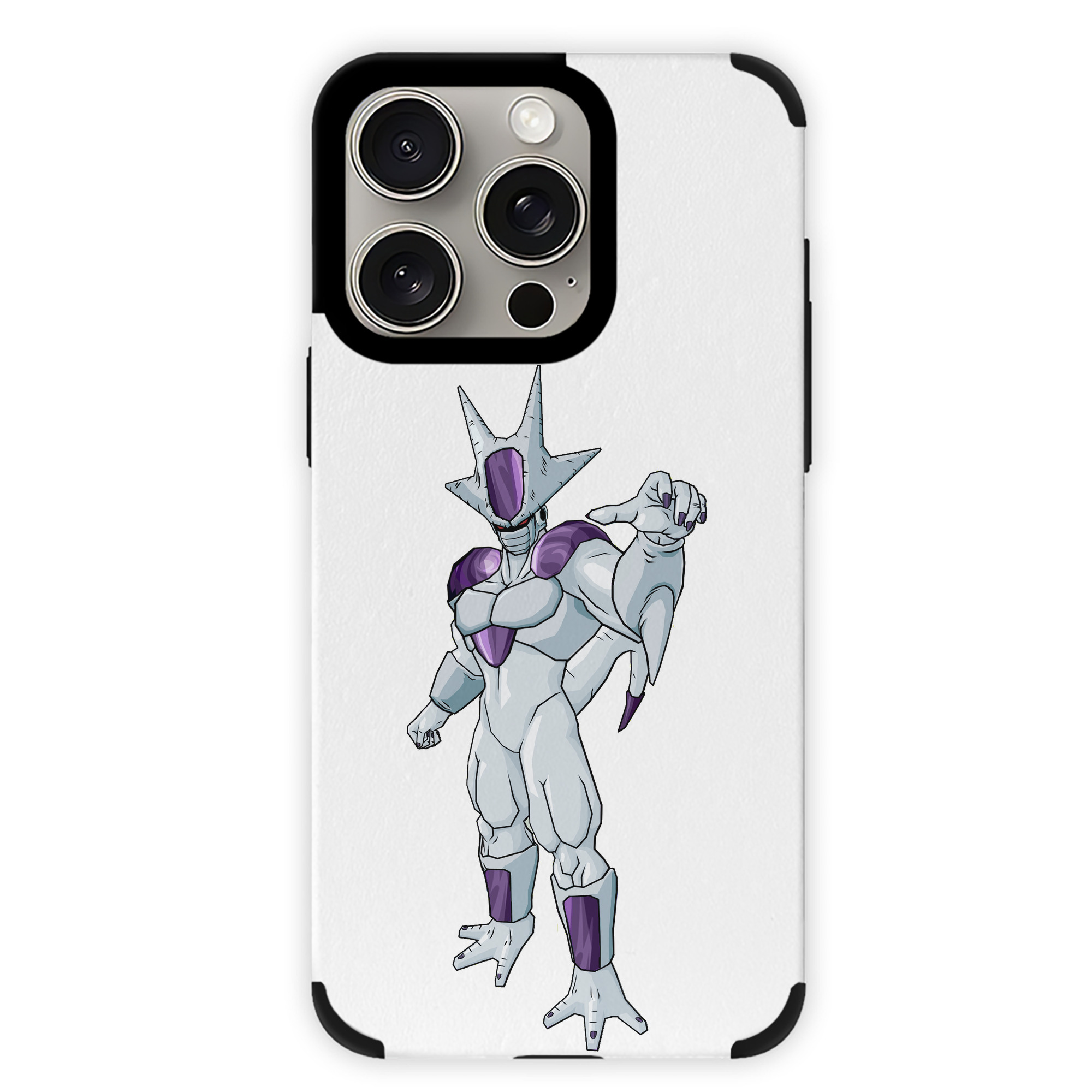 （画像用） ドラゴンボール クウラ DRAGON BALL Cooler Coora 【iPhone15ProMax対応】 PUレザー スマホケース 耐衝撃＆黄変防止