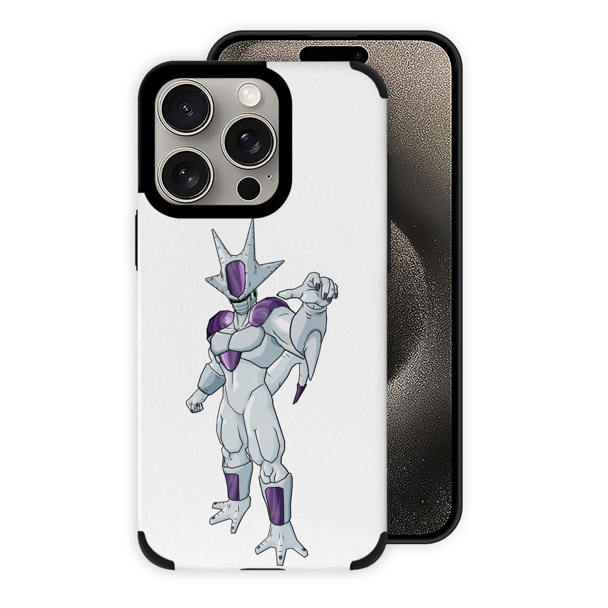 （画像用） ドラゴンボール クウラ DRAGON BALL Cooler Coora 【iPhone15ProMax対応】 PUレザー スマホケース 耐衝撃＆黄変防止