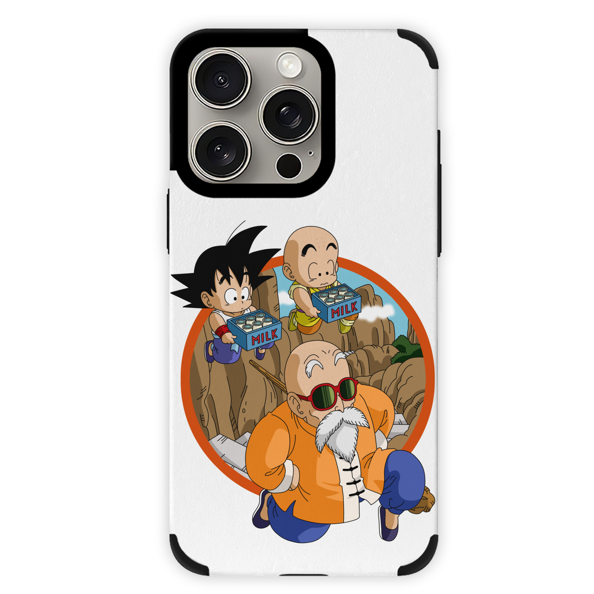 （画像用） ドラゴンボール 亀仙人（かめせんにん） DRAGON BALL Master Roshi Kame Sennin 【iPhone15ProMax対応】 PUレザー スマホケース 耐衝撃＆黄変防止