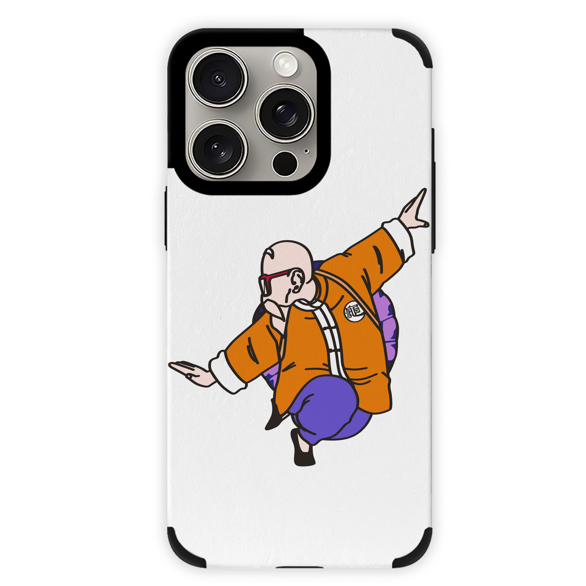 （画像用） ドラゴンボール 亀仙人（かめせんにん） DRAGON BALL Master Roshi Kame Sennin 【iPhone15ProMax対応】 PUレザー スマホケース 耐衝撃＆黄変防止