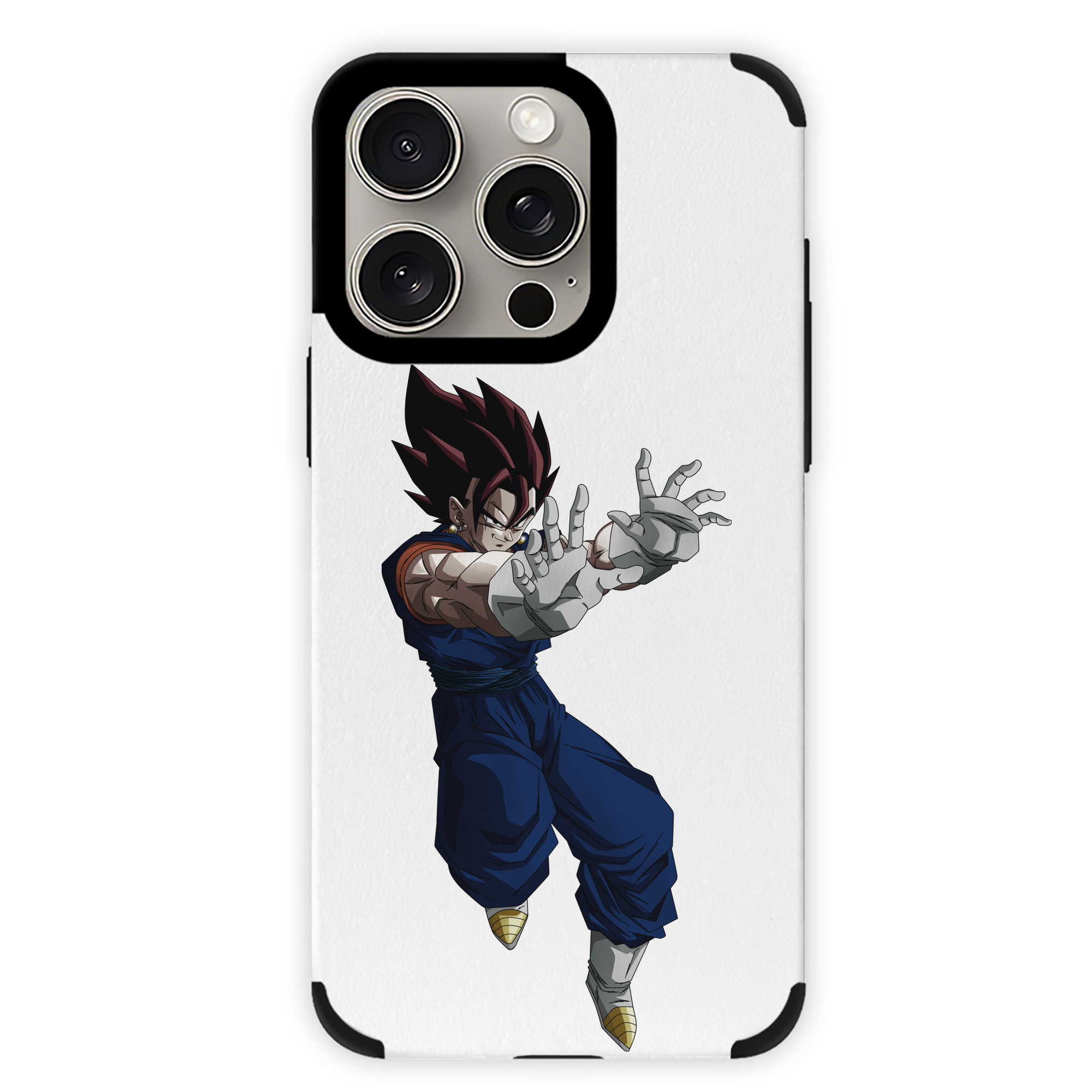 （画像用） ドラゴンボール ベジット DRAGON BALL Vegetto 【iPhone15ProMax対応】 PUレザー スマホケース 耐衝撃＆黄変防止