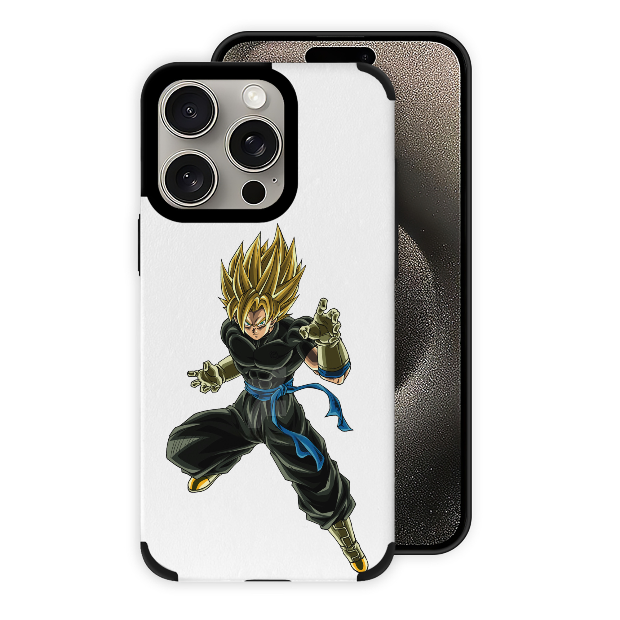 （画像用） ドラゴンボール ベジット DRAGON BALL Vegetto 【iPhone15ProMax対応】 PUレザー スマホケース 耐衝撃＆黄変防止