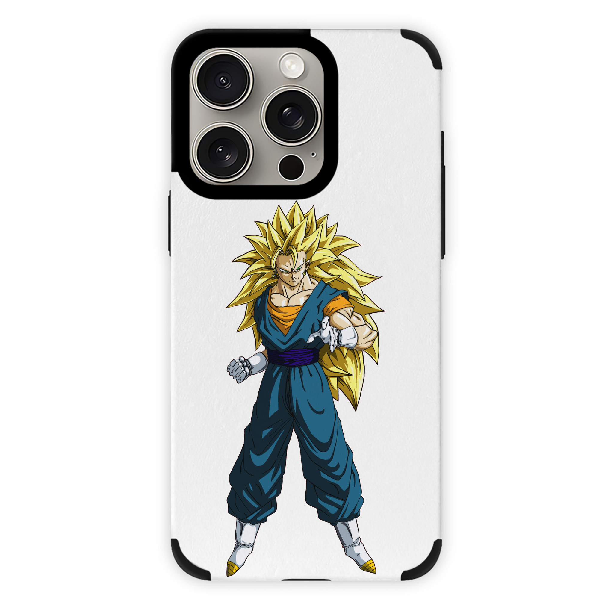 （画像用） ドラゴンボール ベジット DRAGON BALL Vegetto 【iPhone15ProMax対応】 PUレザー スマホケース 耐衝撃＆黄変防止