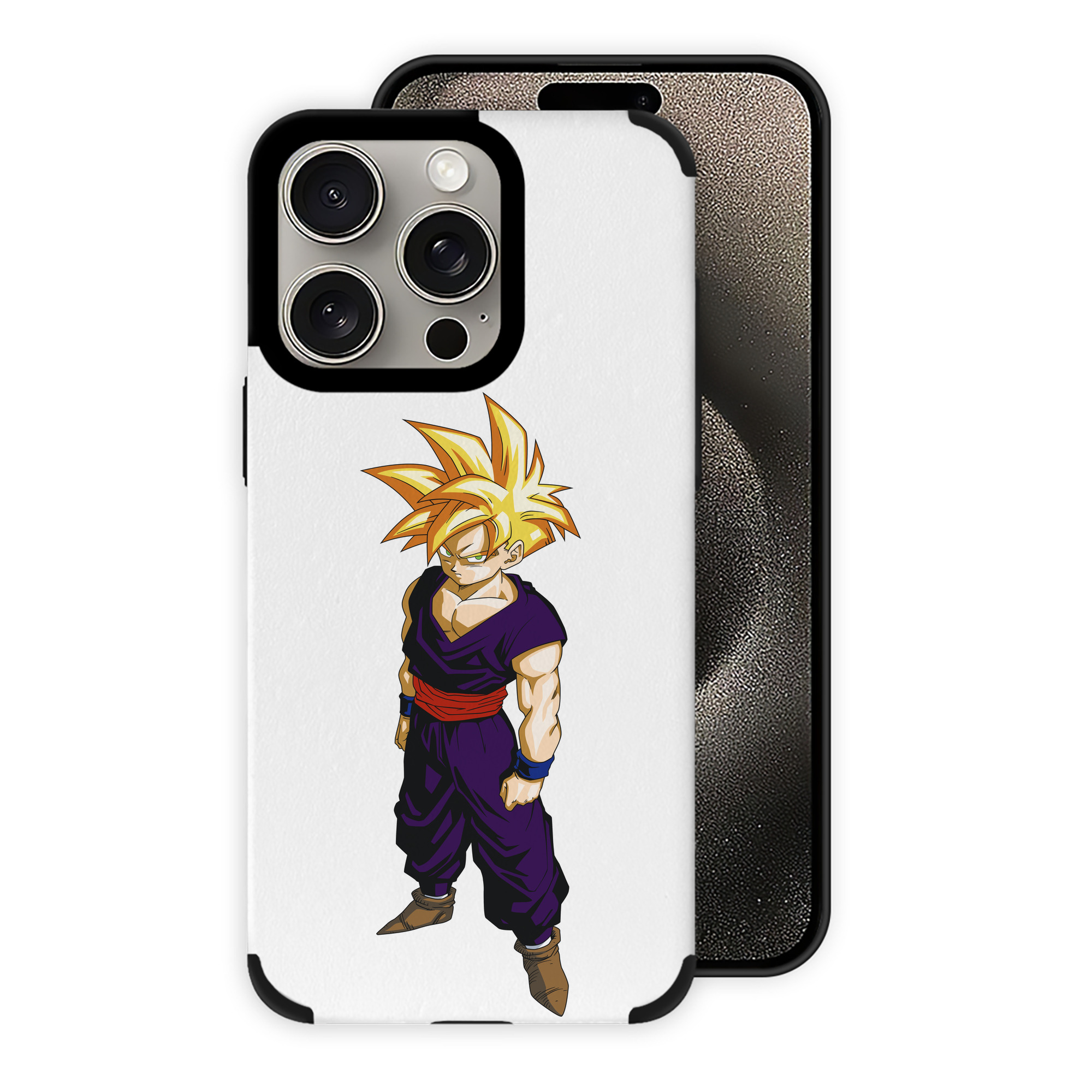 （画像用） ドラゴンボール ベジット DRAGON BALL Vegetto 【iPhone15ProMax対応】 PUレザー スマホケース 耐衝撃＆黄変防止