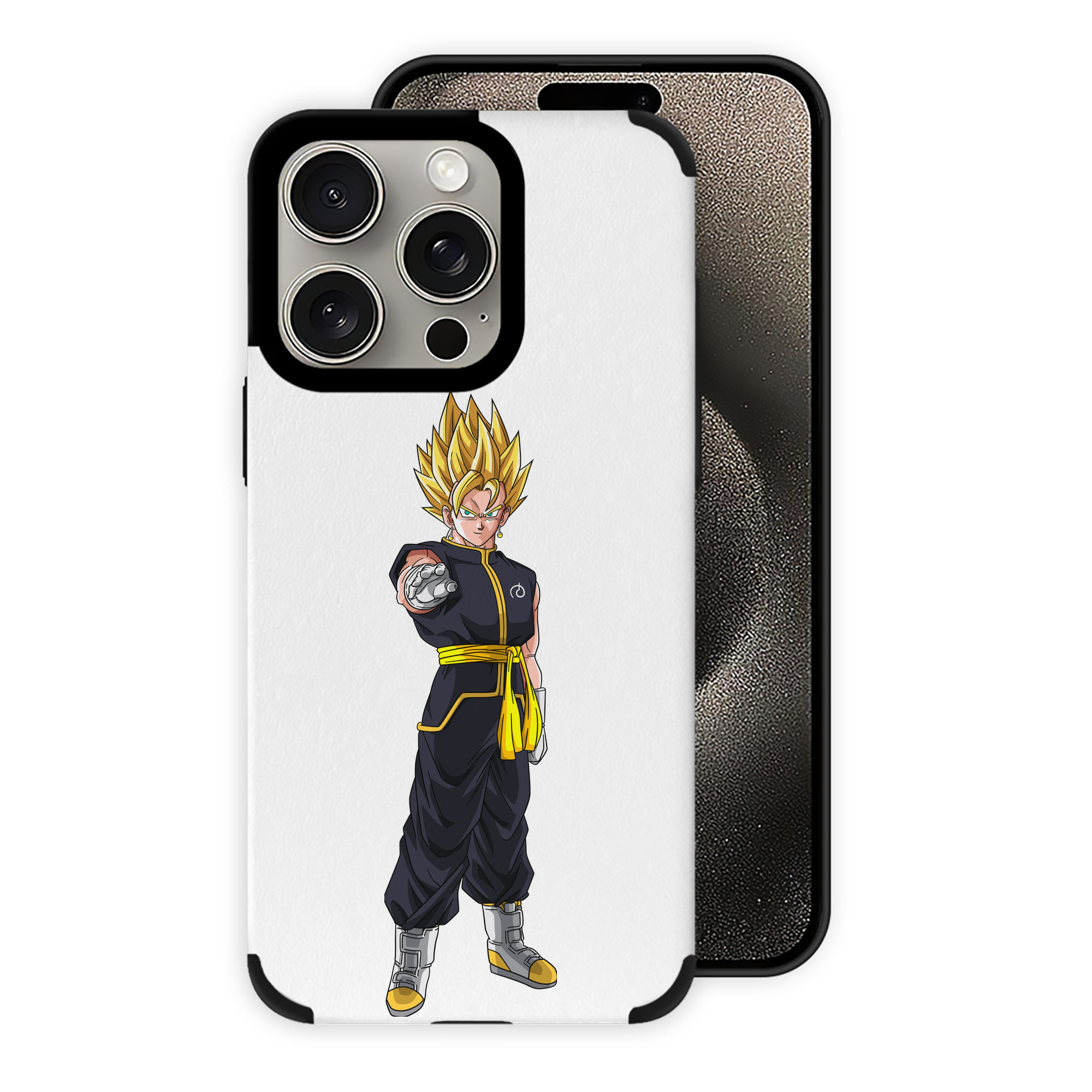 （画像用） ドラゴンボール ベジット DRAGON BALL Vegetto 【iPhone15ProMax対応】 PUレザー スマホケース 耐衝撃＆黄変防止