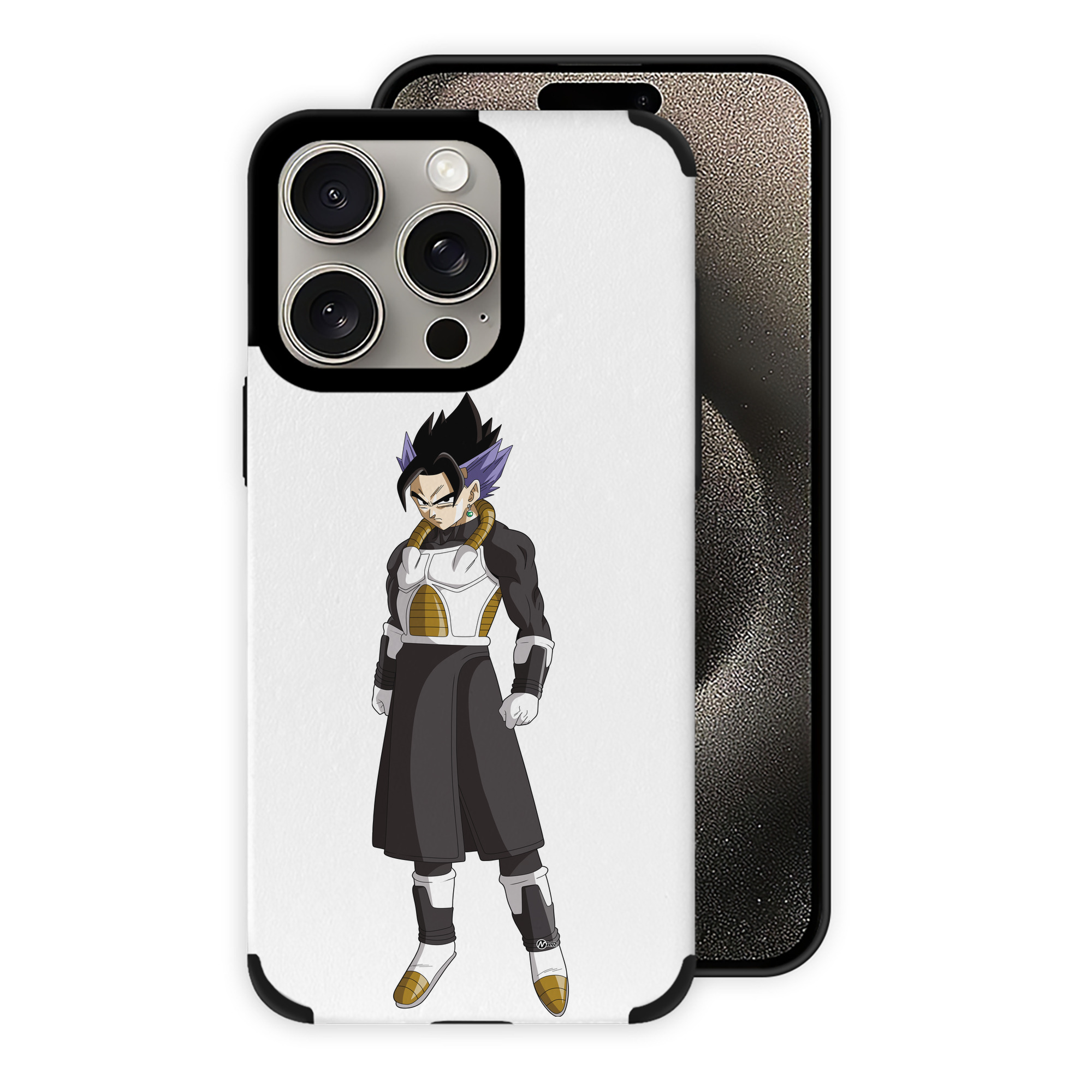 （画像用） ドラゴンボール ベジット DRAGON BALL Vegetto 【iPhone15ProMax対応】 PUレザー スマホケース 耐衝撃＆黄変防止