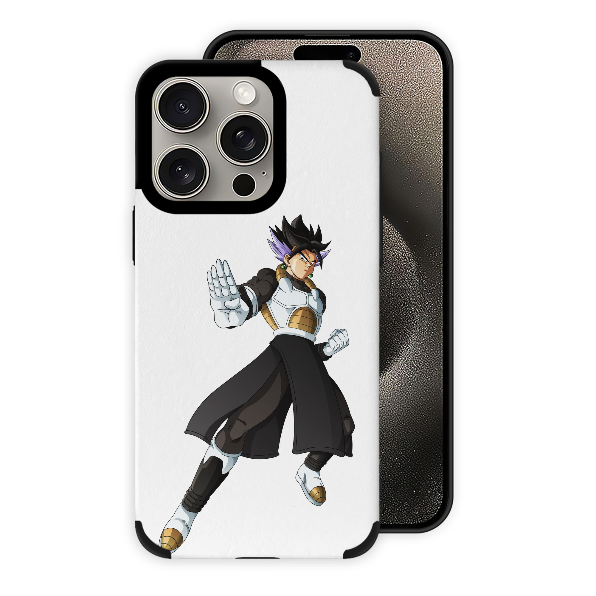 （画像用） ドラゴンボール ベジット DRAGON BALL Vegetto 【iPhone15ProMax対応】 PUレザー スマホケース 耐衝撃＆黄変防止