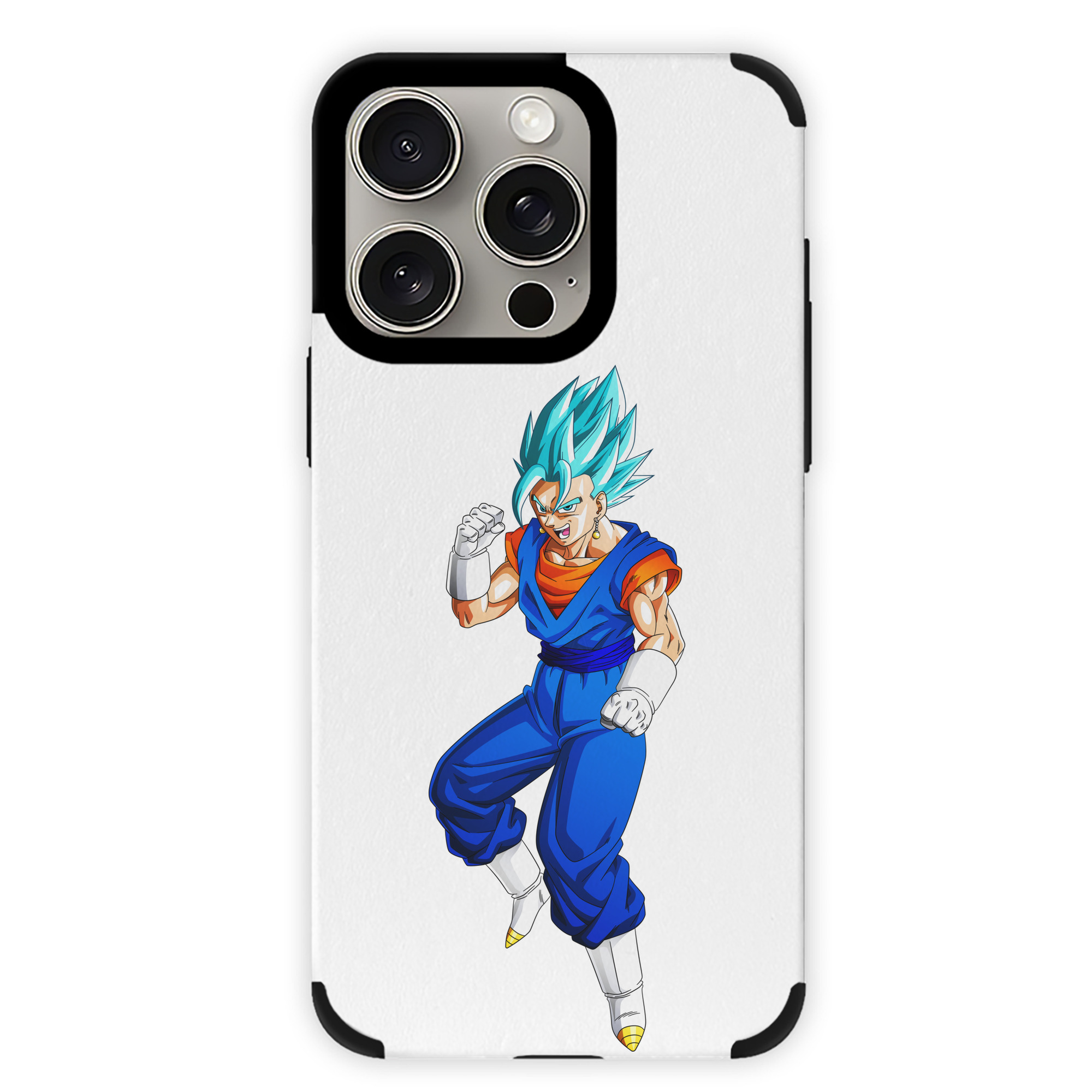 （画像用） ドラゴンボール ベジット DRAGON BALL Vegetto 【iPhone15ProMax対応】 PUレザー スマホケース 耐衝撃＆黄変防止
