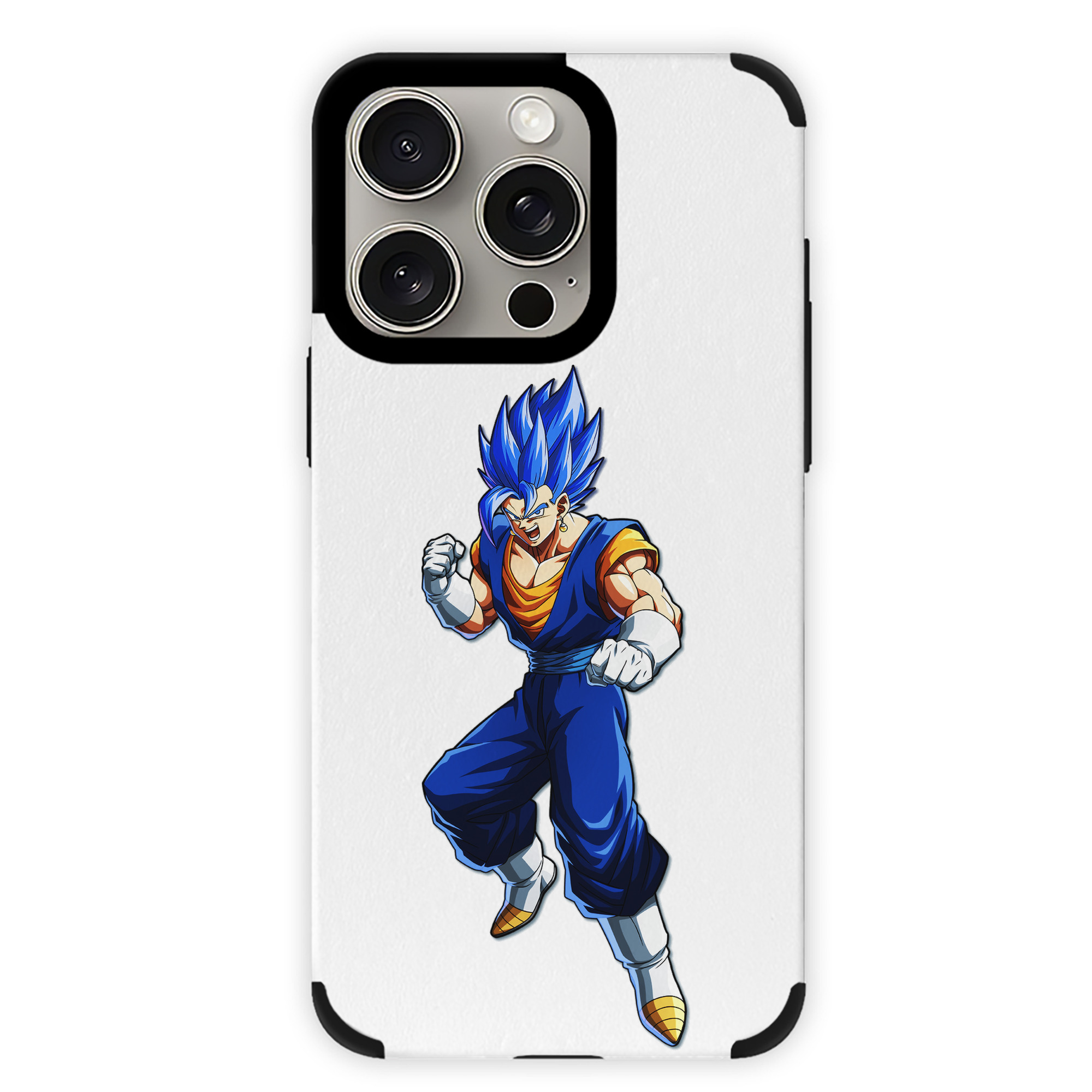 （画像用） ドラゴンボール ベジット DRAGON BALL Vegetto 【iPhone15ProMax対応】 PUレザー スマホケース 耐衝撃＆黄変防止