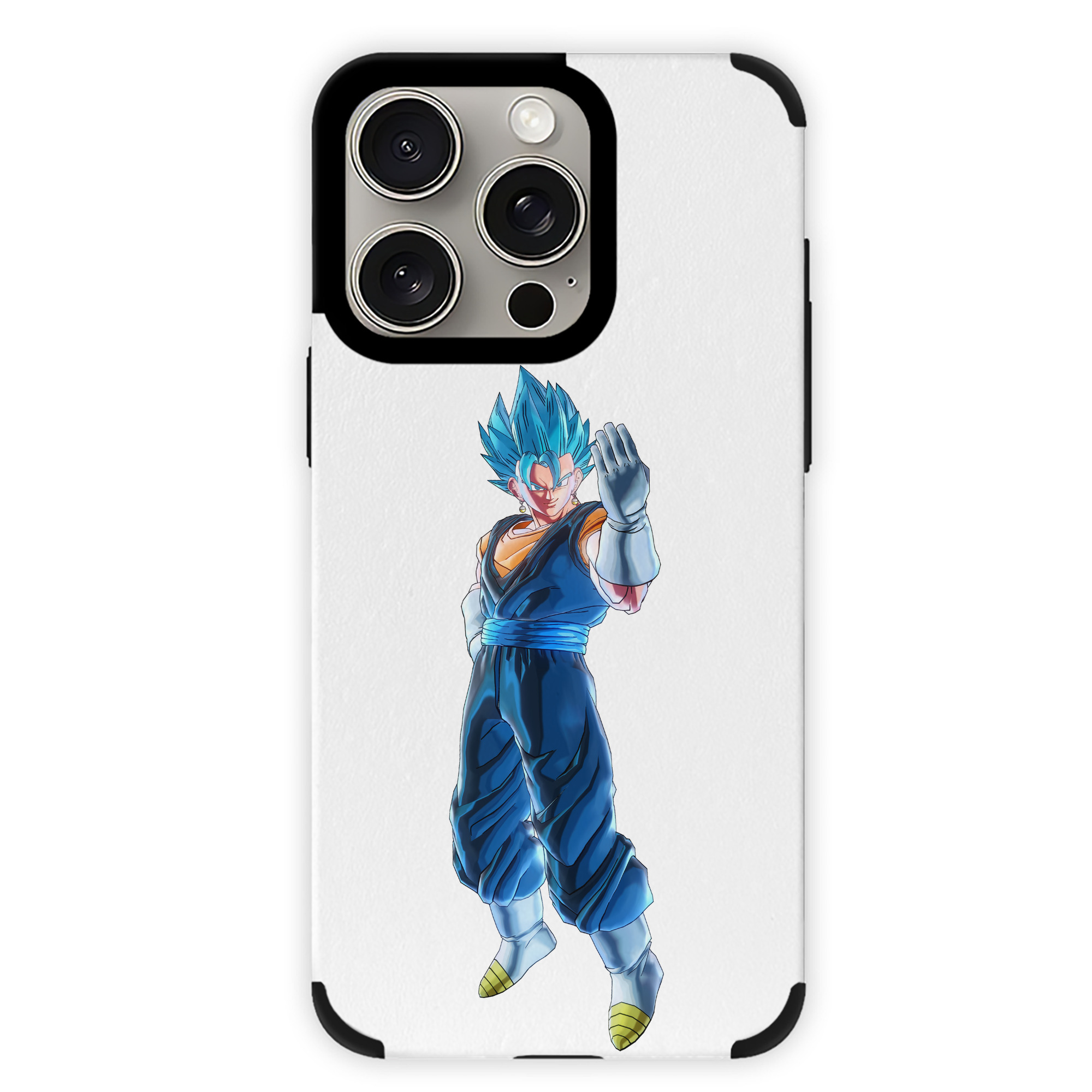（画像用） ドラゴンボール ベジット DRAGON BALL Vegetto 【iPhone15ProMax対応】 PUレザー スマホケース 耐衝撃＆黄変防止