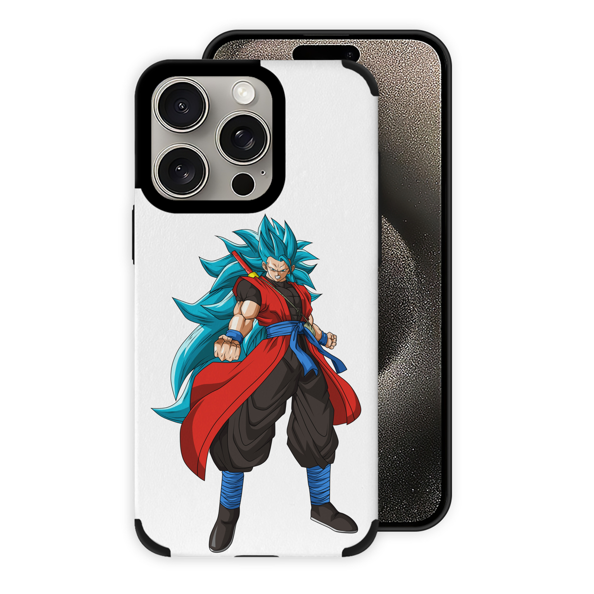 （画像用） ドラゴンボール ベジット DRAGON BALL Vegetto 【iPhone15ProMax対応】 PUレザー スマホケース 耐衝撃＆黄変防止
