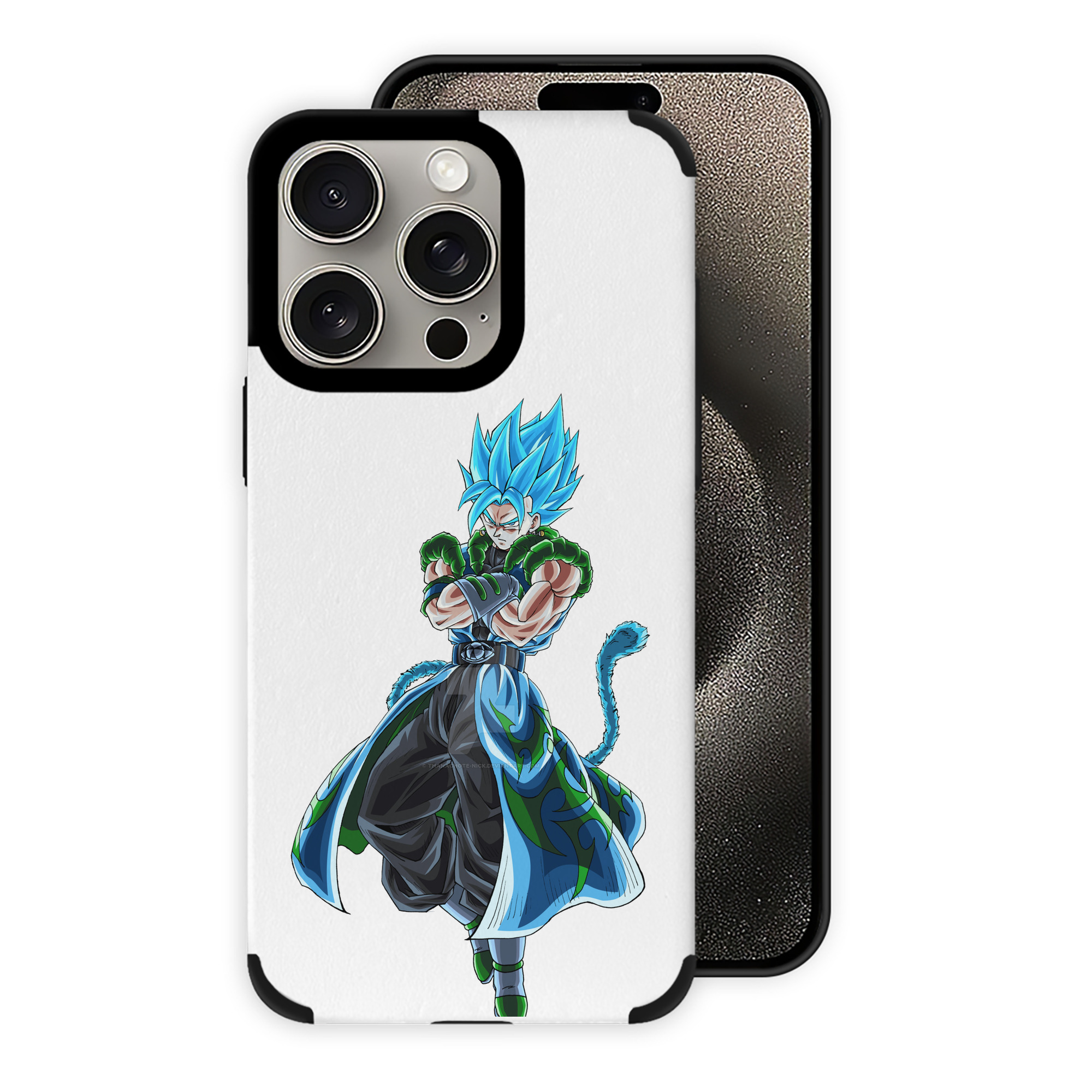 （画像用） ドラゴンボール ベジット DRAGON BALL Vegetto 【iPhone15ProMax対応】 PUレザー スマホケース 耐衝撃＆黄変防止