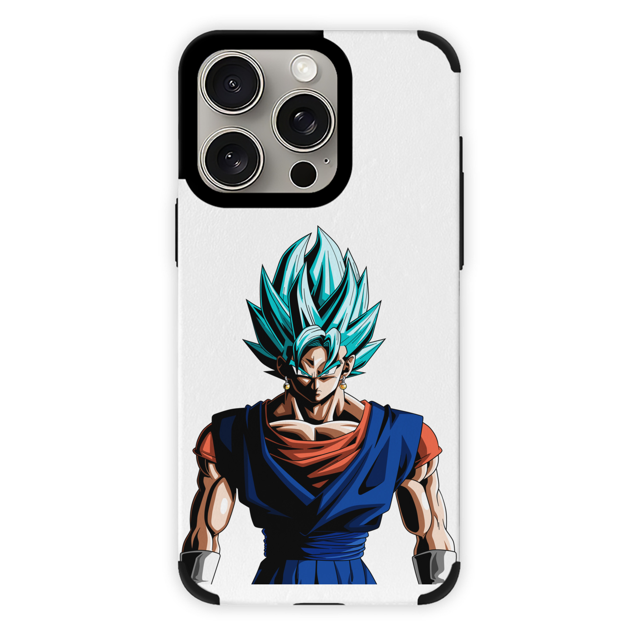 （画像用） ドラゴンボール ベジット DRAGON BALL Vegetto 【iPhone15ProMax対応】 PUレザー スマホケース 耐衝撃＆黄変防止