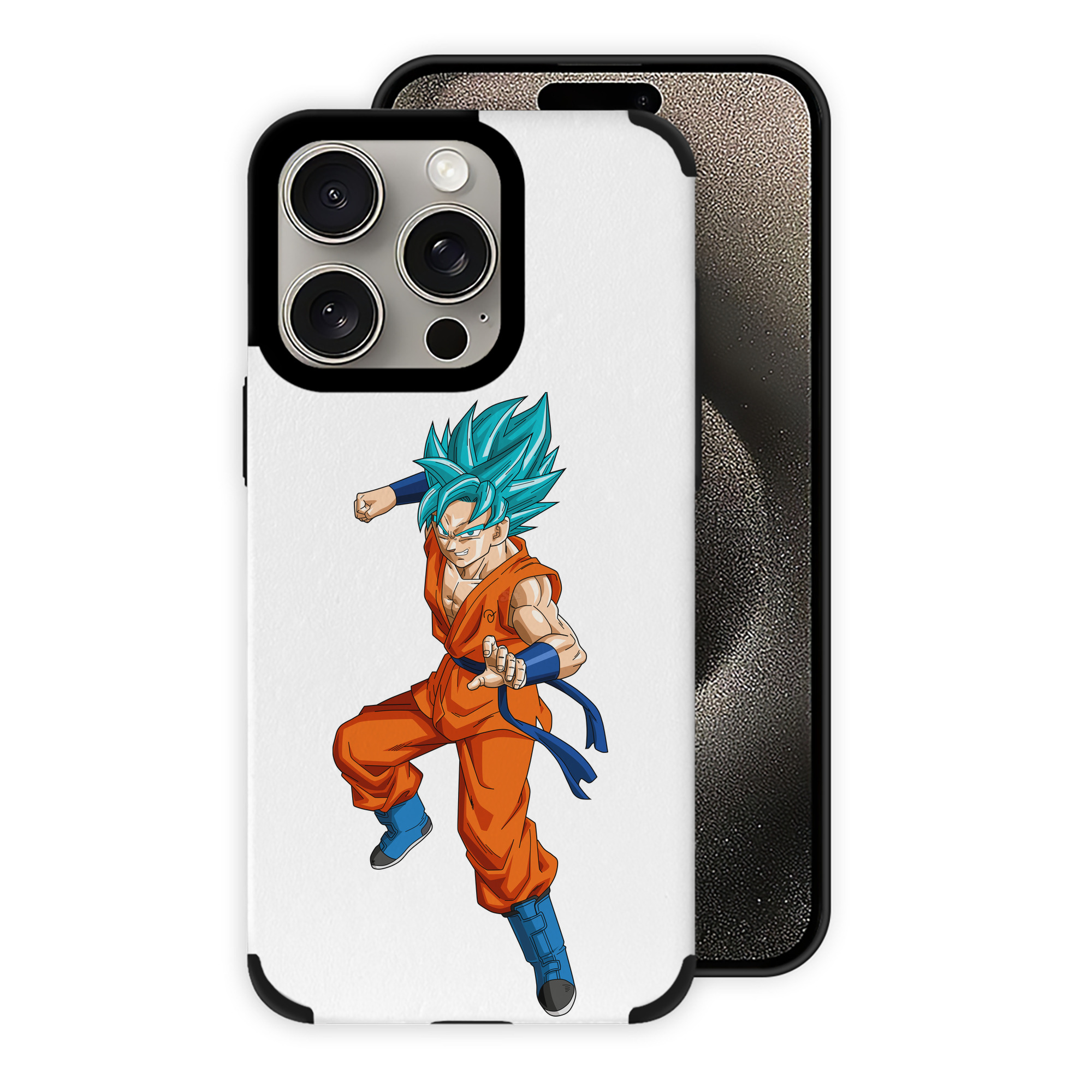 （画像用） ドラゴンボール ベジット DRAGON BALL Vegetto 【iPhone15ProMax対応】 PUレザー スマホケース 耐衝撃＆黄変防止