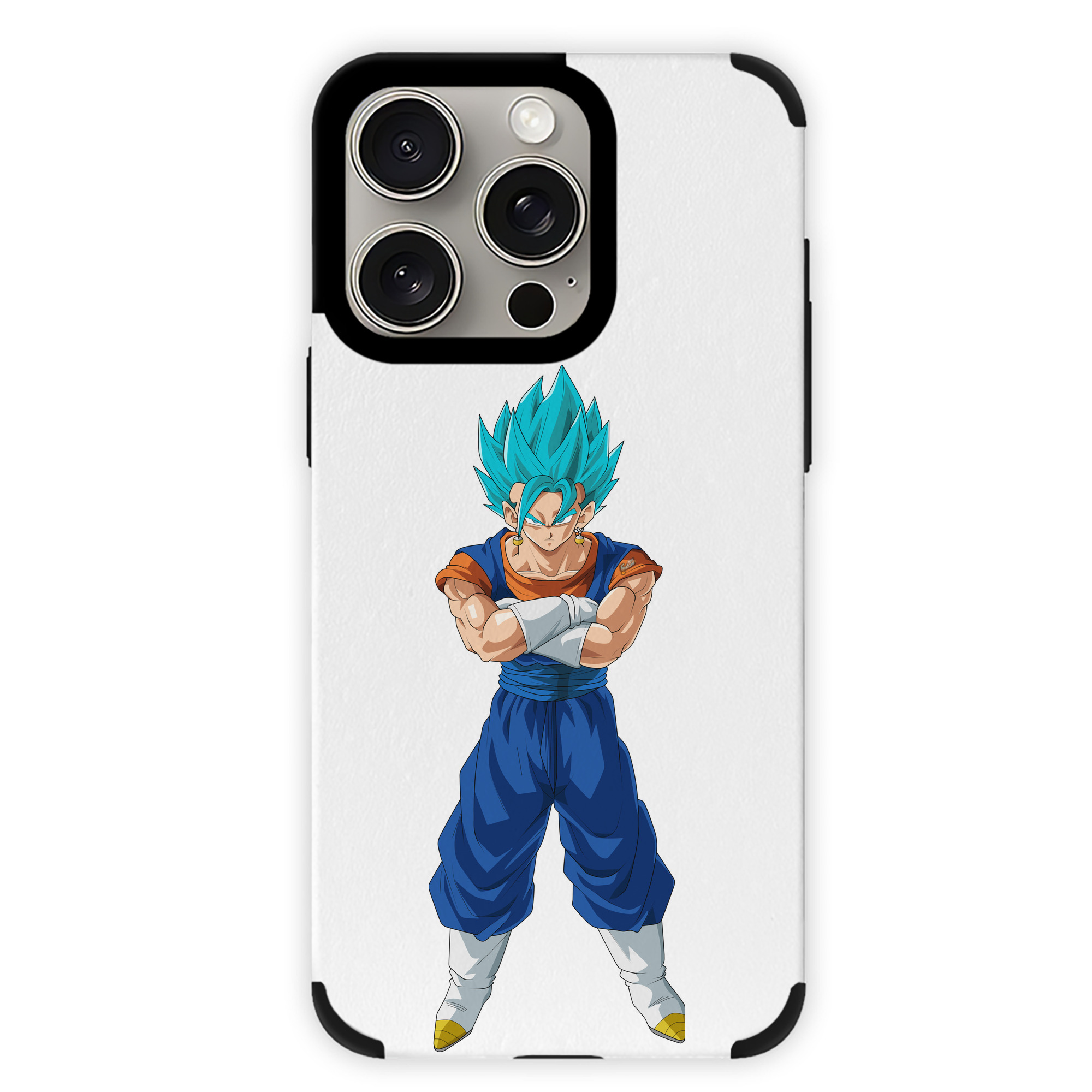 （画像用） ドラゴンボール ベジット DRAGON BALL Vegetto 【iPhone15ProMax対応】 PUレザー スマホケース 耐衝撃＆黄変防止