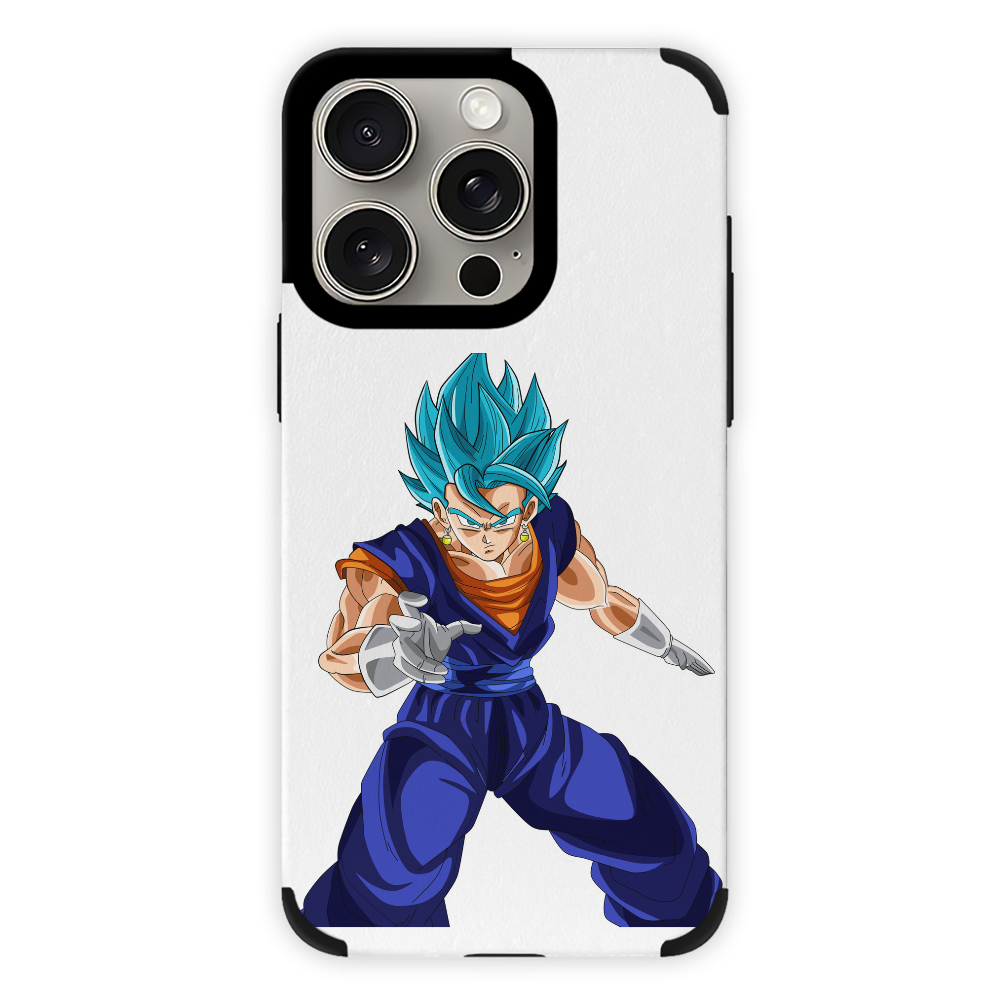 （画像用） ドラゴンボール ベジット DRAGON BALL Vegetto 【iPhone15ProMax対応】 PUレザー スマホケース 耐衝撃＆黄変防止
