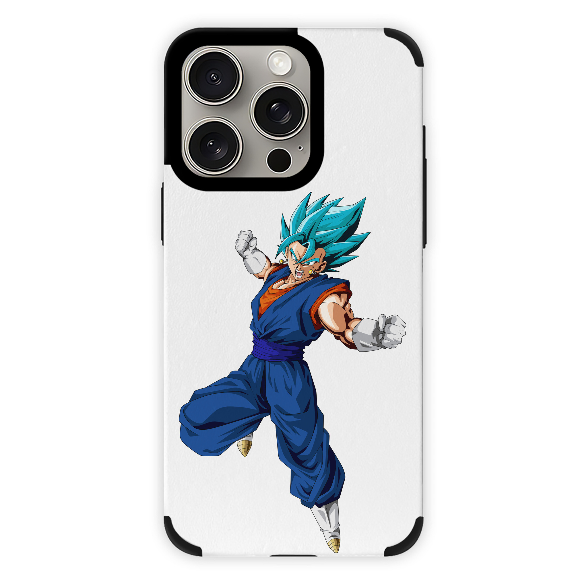 （画像用） ドラゴンボール ベジット DRAGON BALL Vegetto 【iPhone15ProMax対応】 PUレザー スマホケース 耐衝撃＆黄変防止