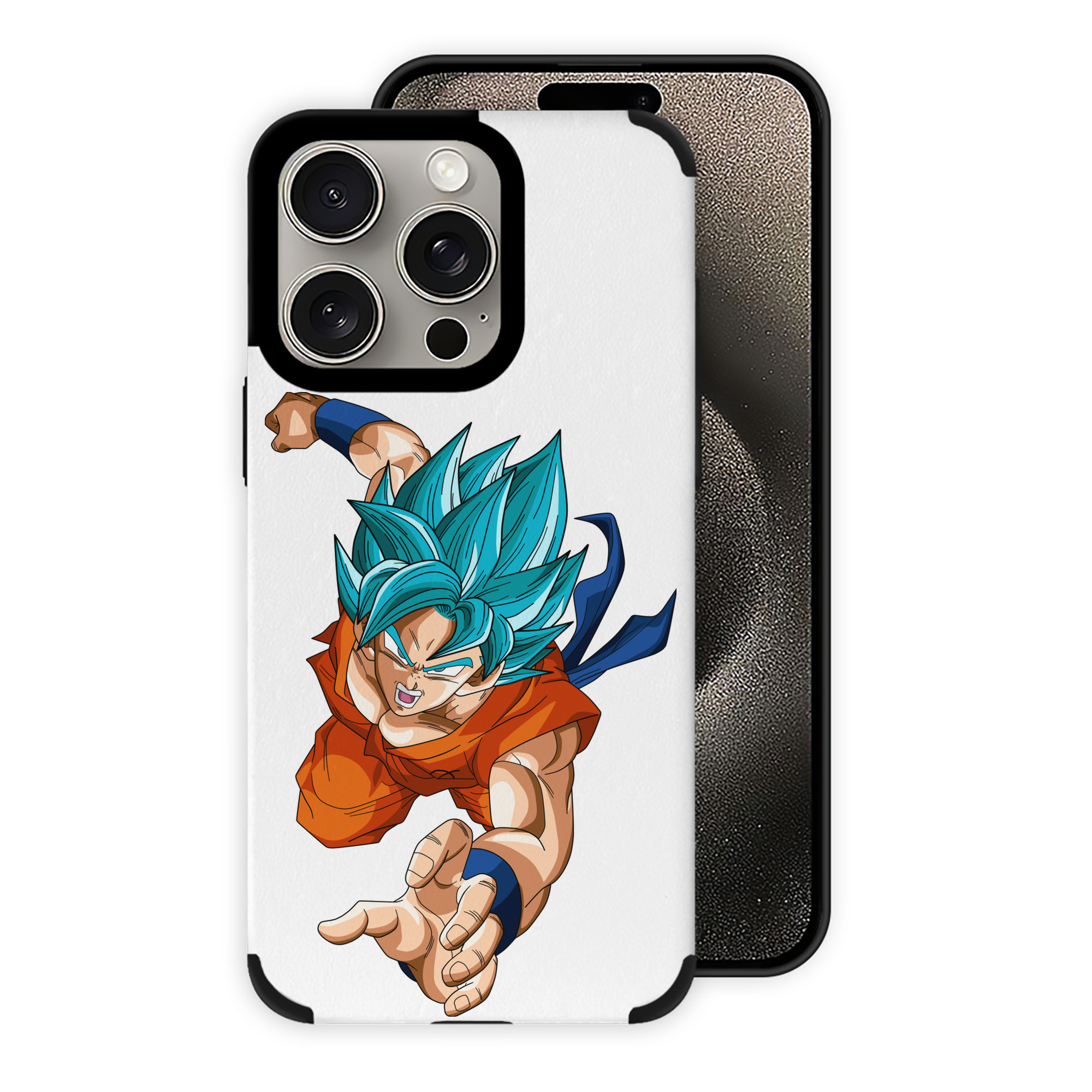（画像用） ドラゴンボール ベジット DRAGON BALL Vegetto 【iPhone15ProMax対応】 PUレザー スマホケース 耐衝撃＆黄変防止