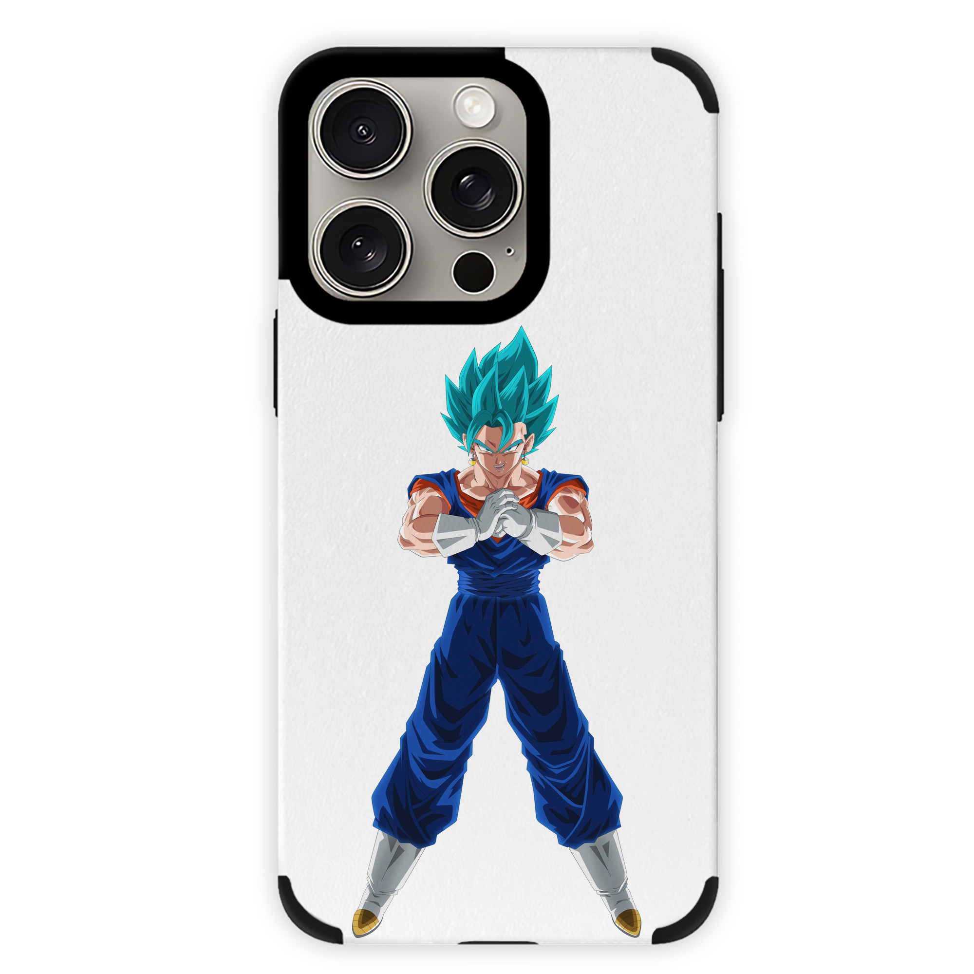 （画像用） ドラゴンボール ベジット DRAGON BALL Vegetto 【iPhone15ProMax対応】 PUレザー スマホケース 耐衝撃＆黄変防止