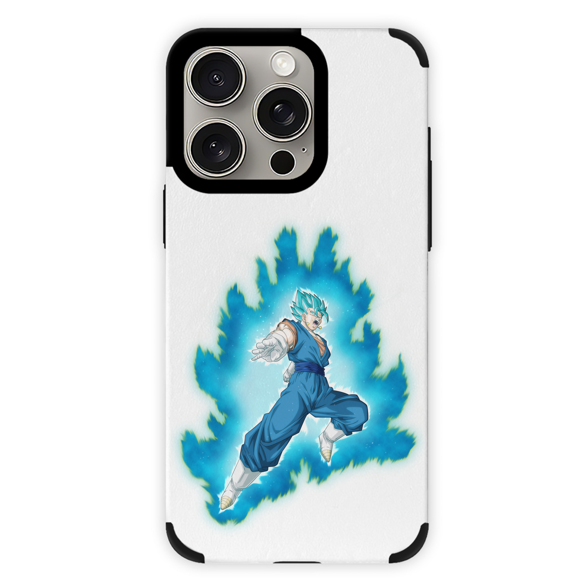 （画像用） ドラゴンボール ベジット DRAGON BALL Vegetto 【iPhone15ProMax対応】 PUレザー スマホケース 耐衝撃＆黄変防止