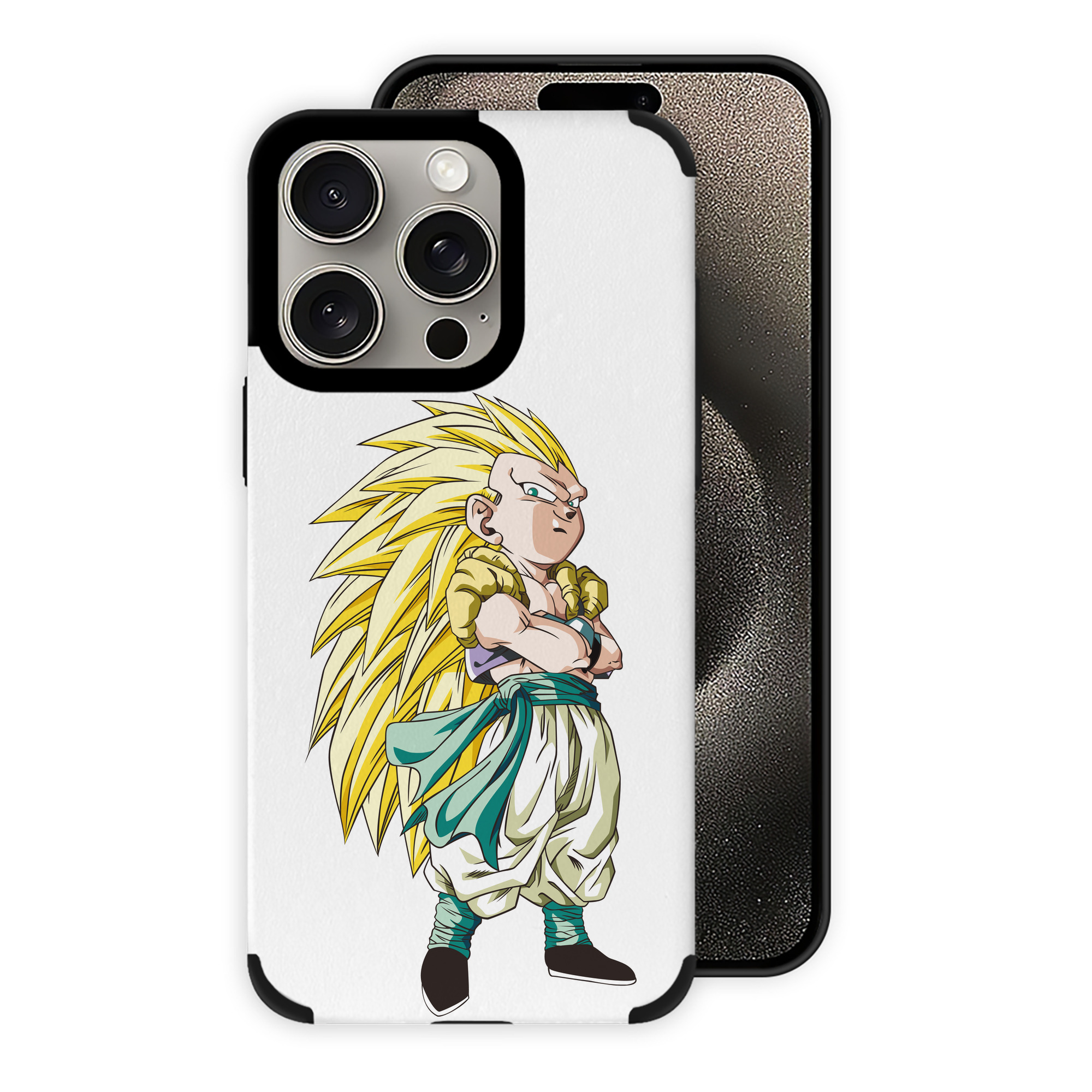 （画像用） ドラゴンボール ベジット DRAGON BALL Vegetto 【iPhone15ProMax対応】 PUレザー スマホケース 耐衝撃＆黄変防止