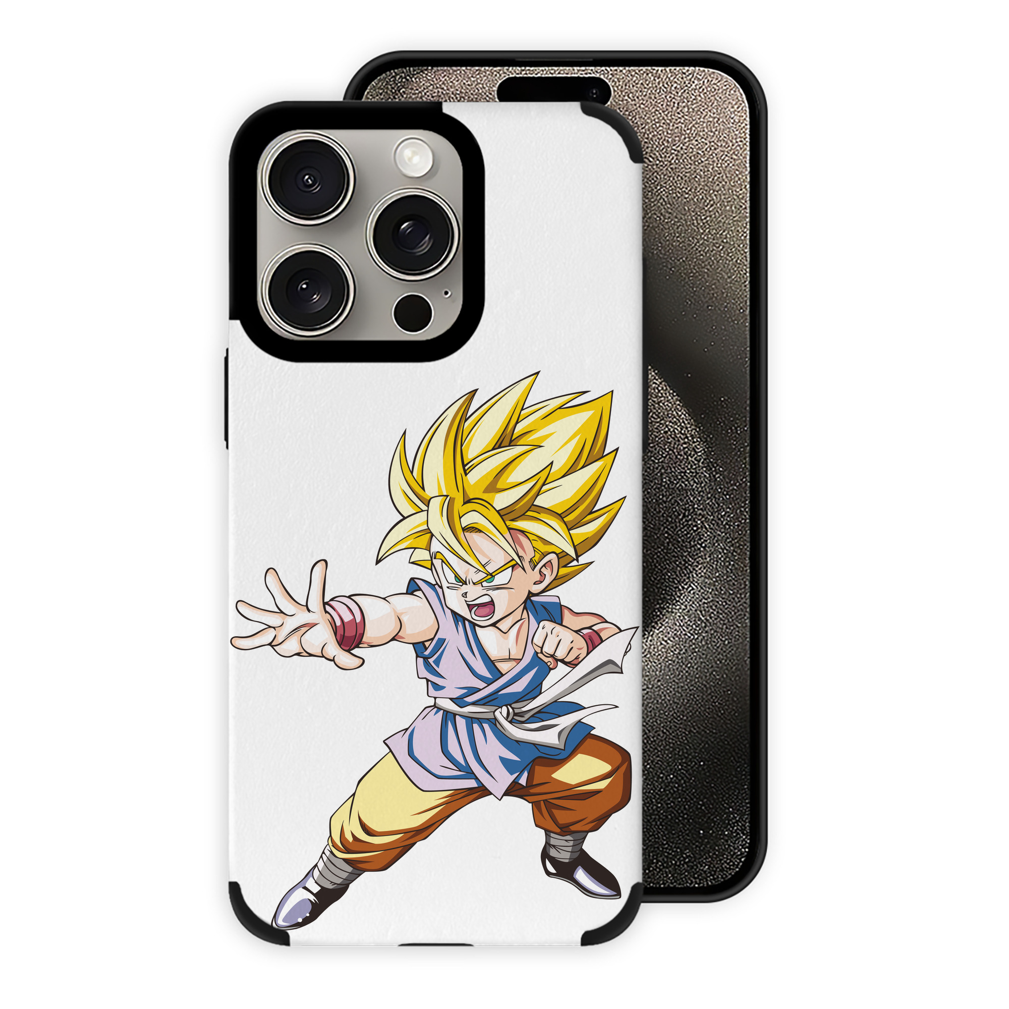 （画像用） ドラゴンボール ベジット DRAGON BALL Vegetto 【iPhone15ProMax対応】 PUレザー スマホケース 耐衝撃＆黄変防止