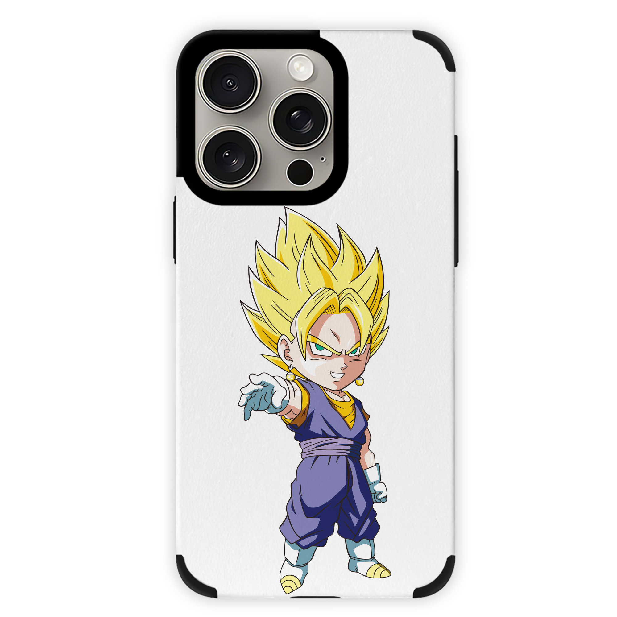 （画像用） ドラゴンボール ベジット DRAGON BALL Vegetto 【iPhone15ProMax対応】 PUレザー スマホケース 耐衝撃＆黄変防止