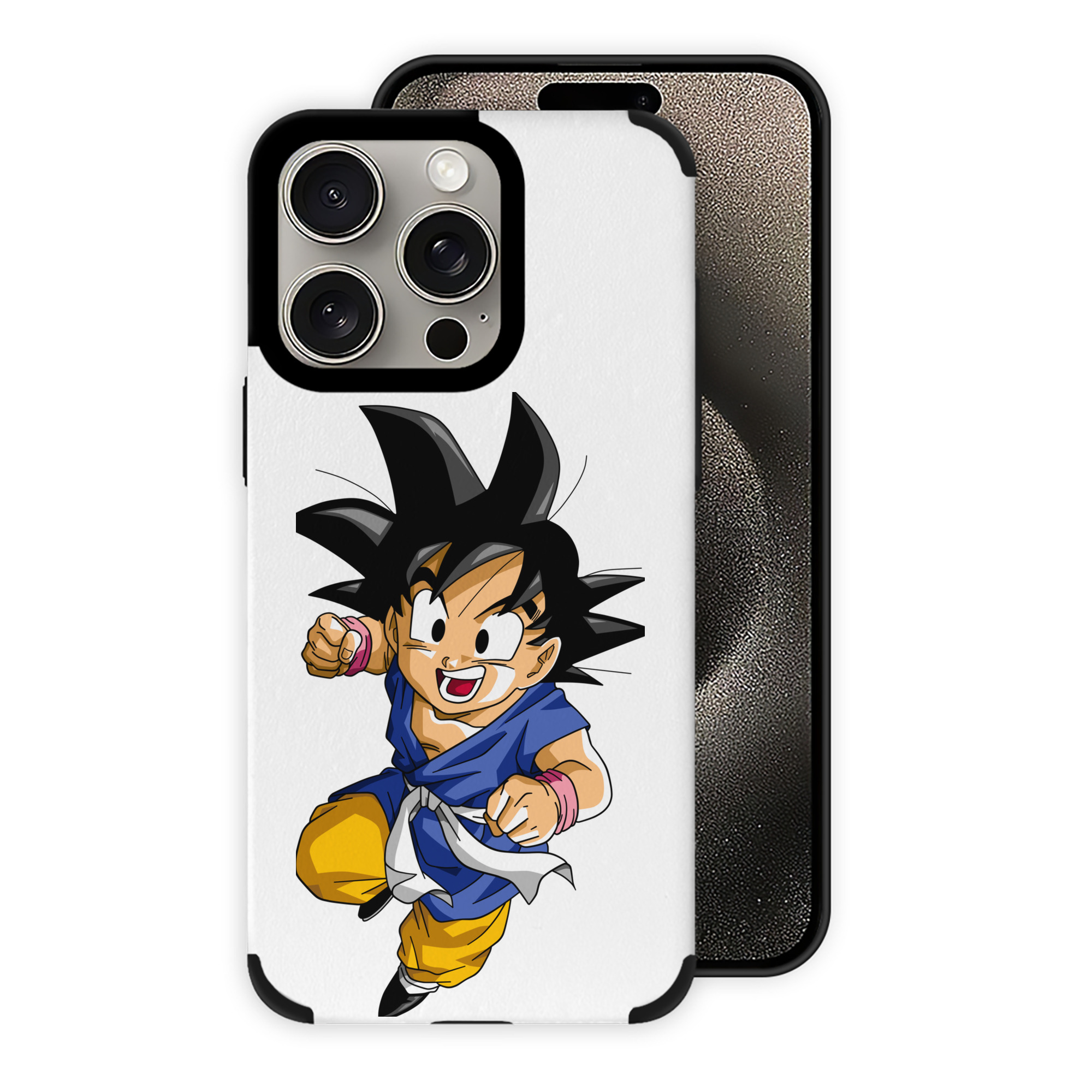 （画像用） ドラゴンボール 孫悟天 そん ごてん DRAGON BALL Son Goten 【iPhone15ProMax対応】 PUレザー スマホケース 耐衝撃＆黄変防止