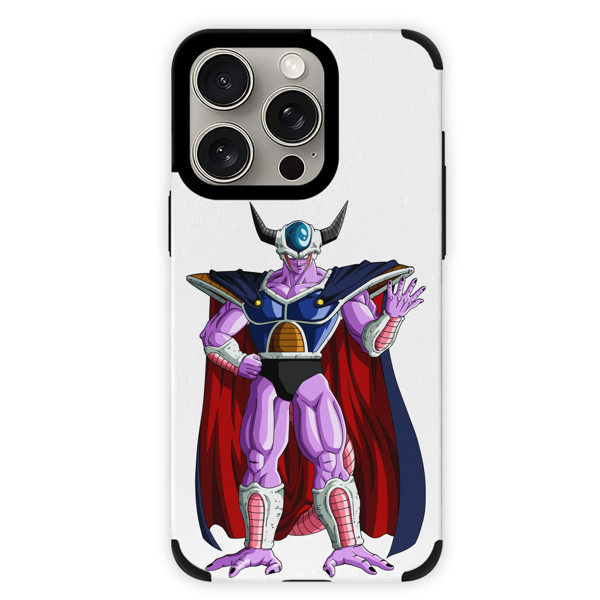 （画像用） ドラゴンボール コルド大王 DRAGON BALL King Cold 【iPhone15ProMax対応】 PUレザー スマホケース 耐衝撃＆黄変防止