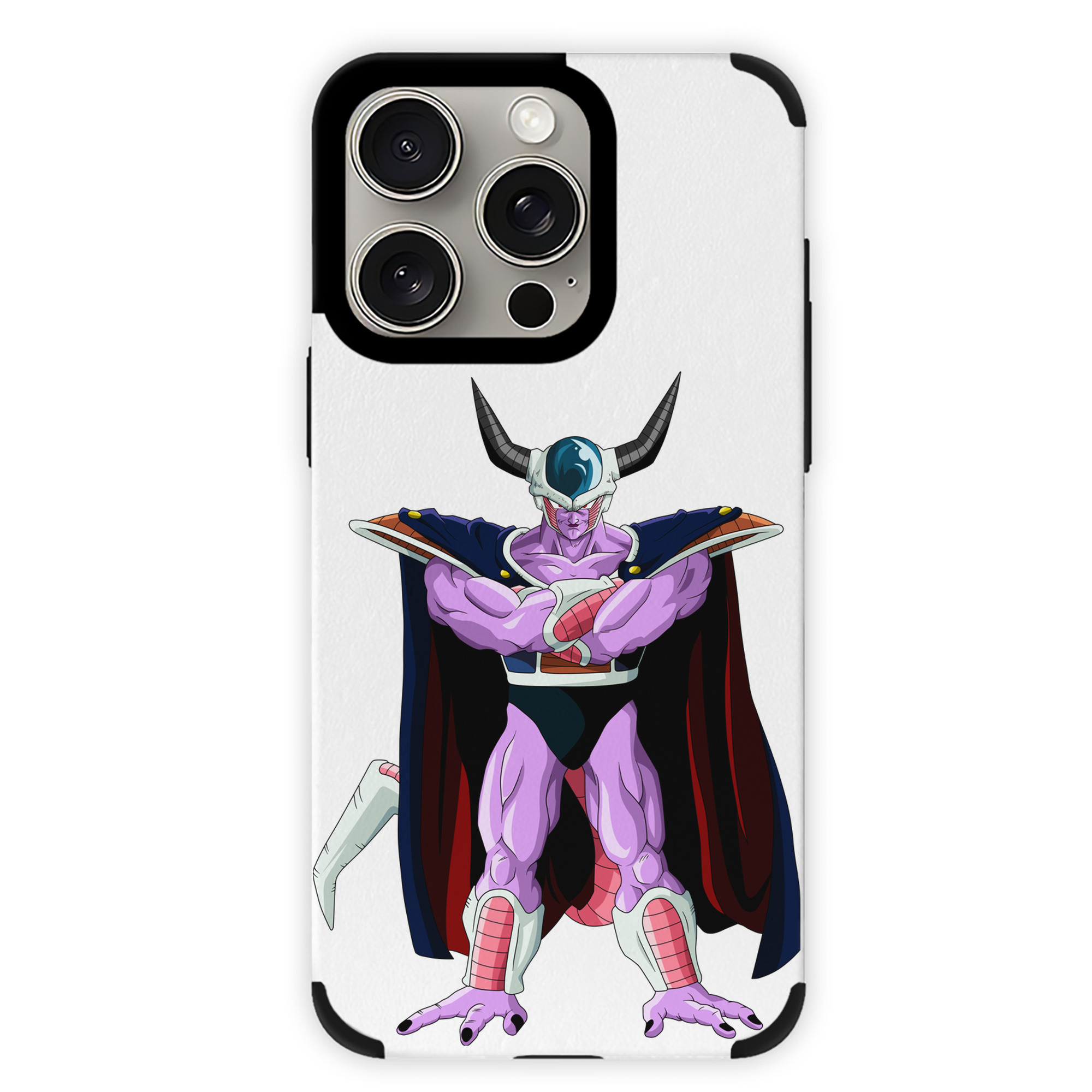（画像用） ドラゴンボール コルド大王 DRAGON BALL King Cold 【iPhone15ProMax対応】 PUレザー スマホケース 耐衝撃＆黄変防止