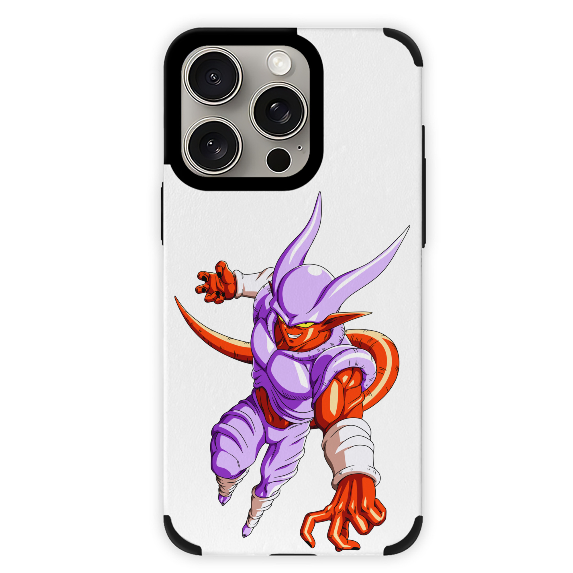 （画像用） ドラゴンボール ジャネンバ DRAGON BALL Janemba 【iPhone15ProMax対応】 PUレザー スマホケース 耐衝撃＆黄変防止