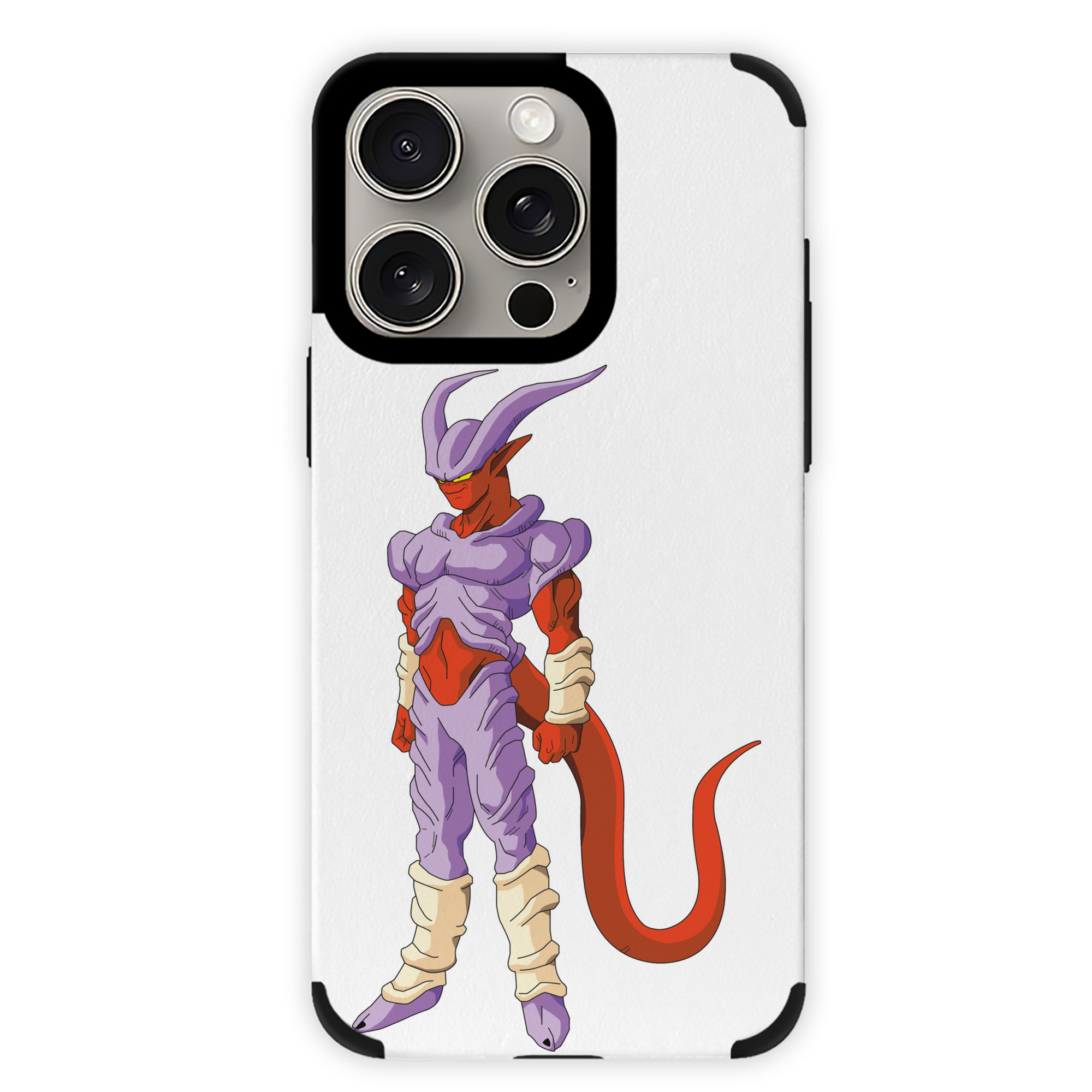 （画像用） ドラゴンボール ジャネンバ DRAGON BALL Janemba 【iPhone15ProMax対応】 PUレザー スマホケース 耐衝撃＆黄変防止