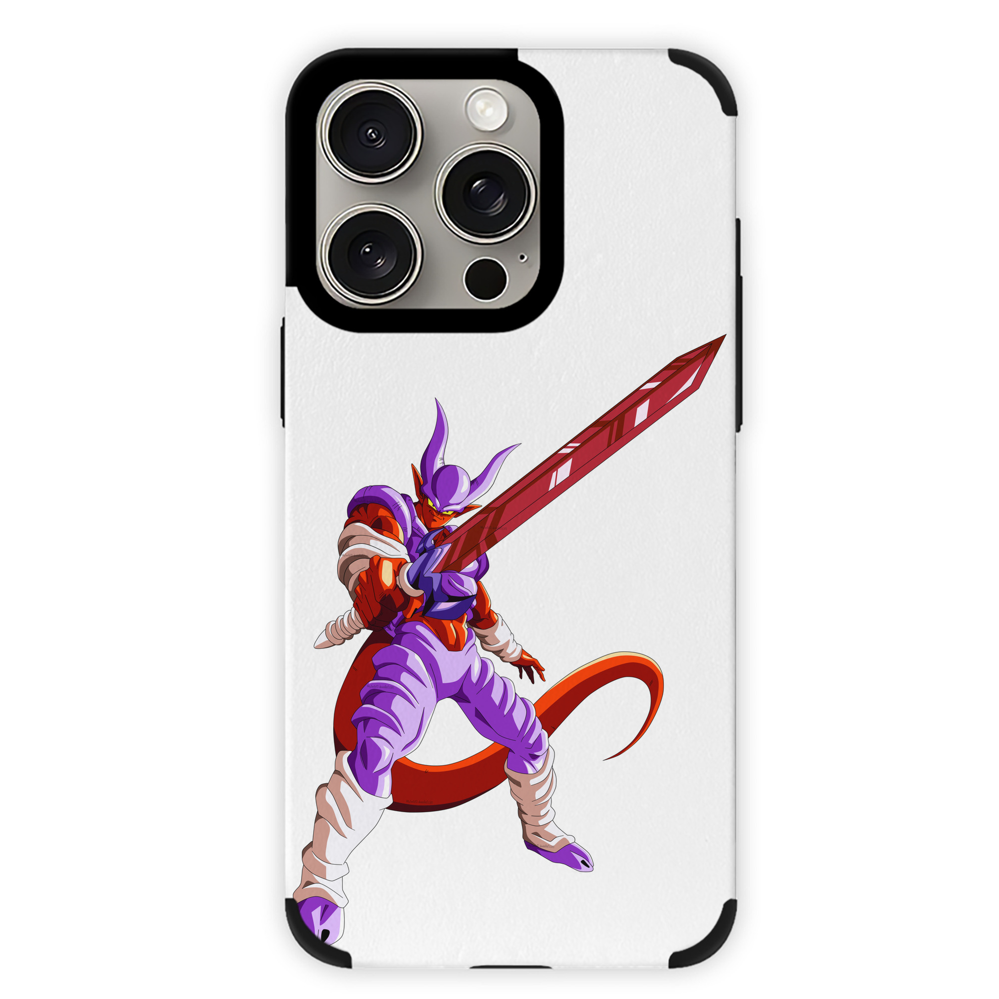 （画像用） ドラゴンボール ジャネンバ DRAGON BALL Janemba 【iPhone15ProMax対応】 PUレザー スマホケース 耐衝撃＆黄変防止