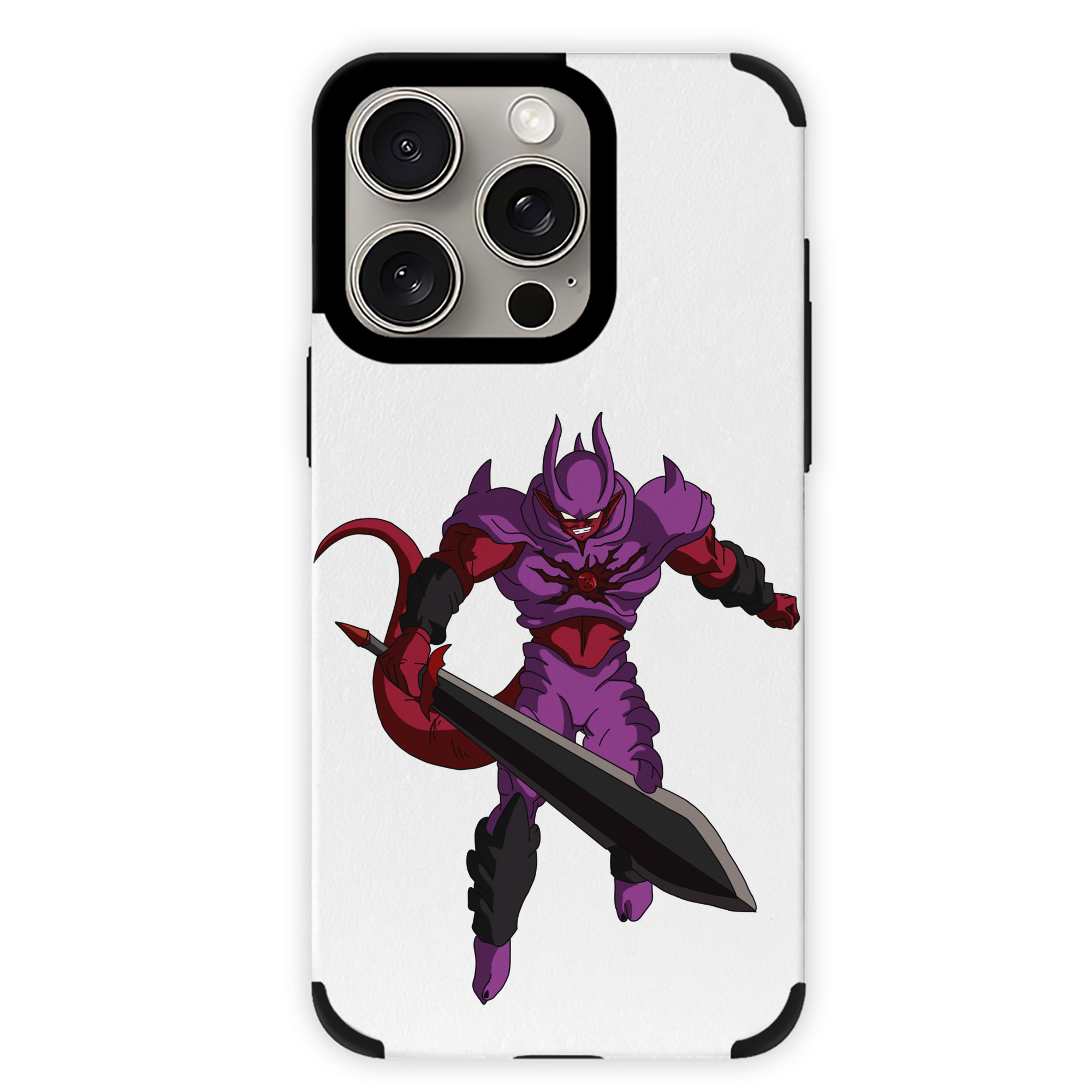 （画像用） ドラゴンボール ジャネンバ DRAGON BALL Janemba 【iPhone15ProMax対応】 PUレザー スマホケース 耐衝撃＆黄変防止