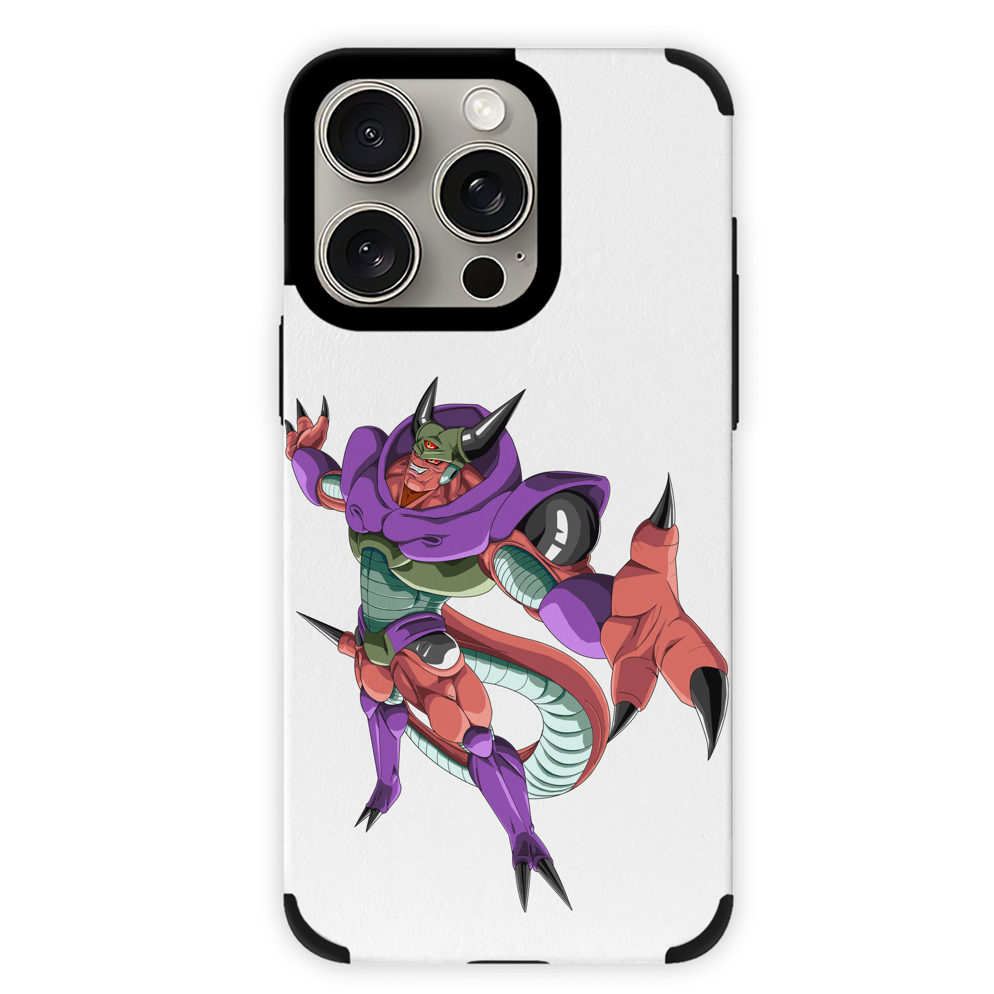 （画像用） ドラゴンボール ジャネンバ DRAGON BALL Janemba 【iPhone15ProMax対応】 PUレザー スマホケース 耐衝撃＆黄変防止