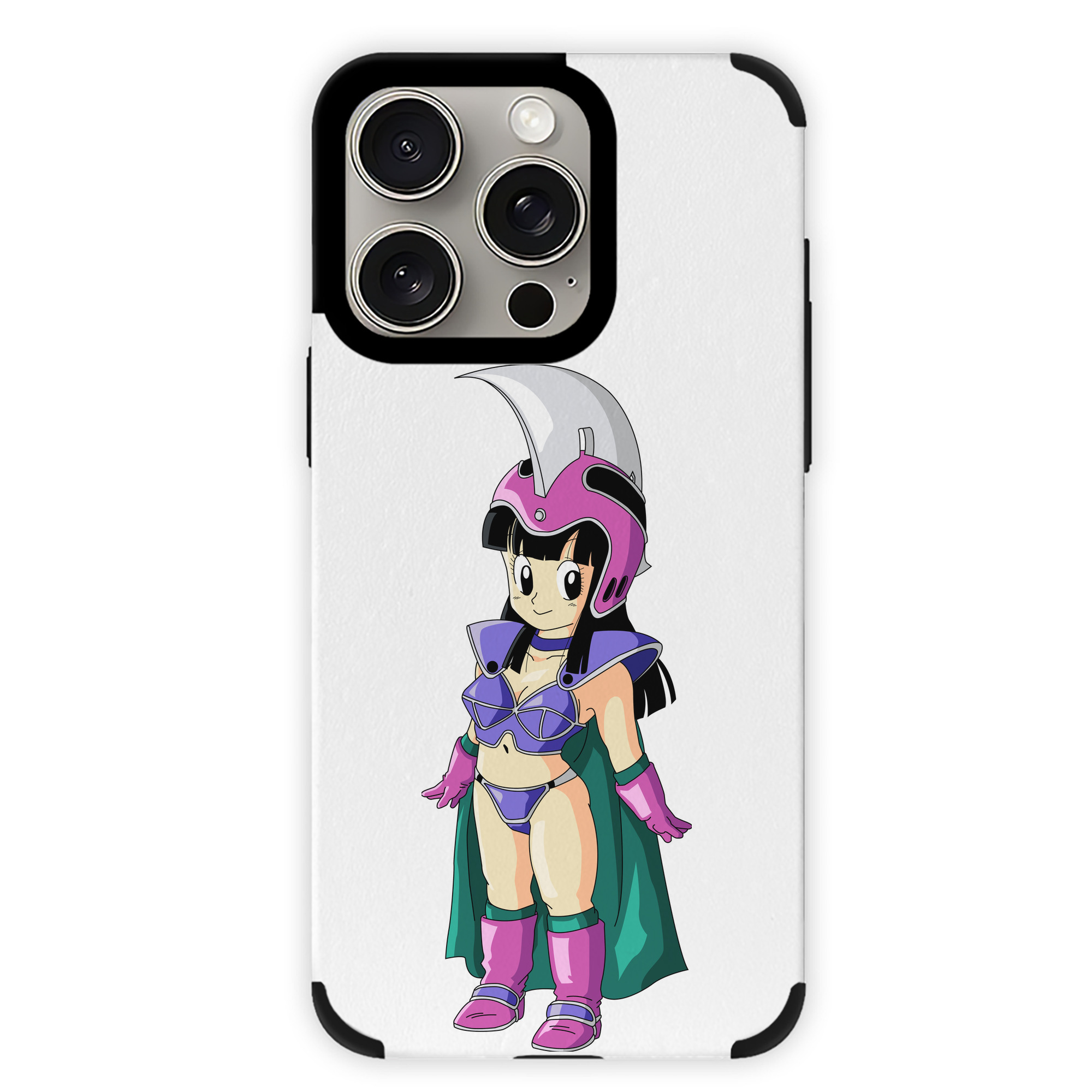 （画像用） ドラゴンボール チチ DRAGON BALL Chichi 【iPhone15ProMax対応】 PUレザー スマホケース 耐衝撃＆黄変防止
