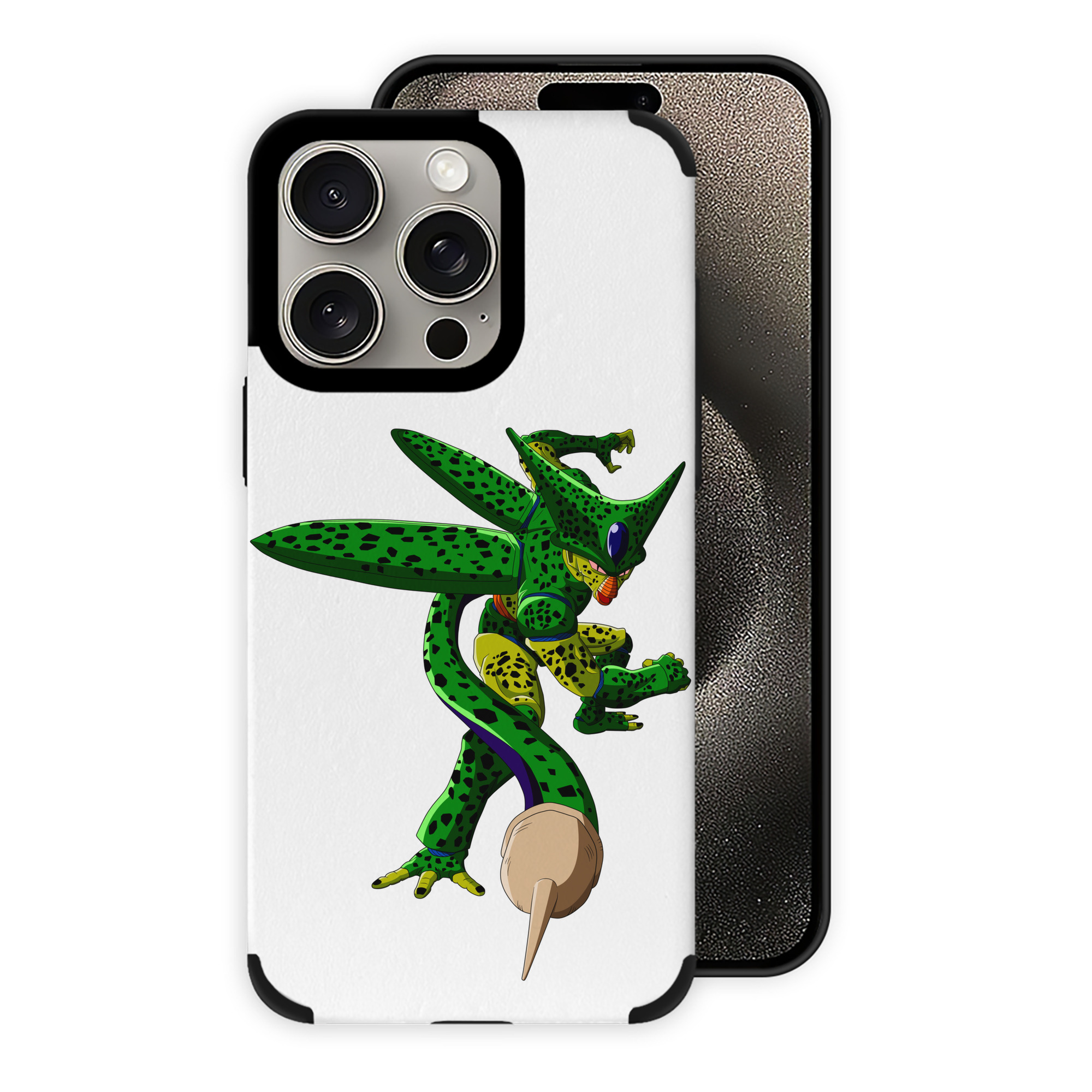 （画像用） ドラゴンボール セル DRAGON BALL Cell 【iPhone15ProMax対応】 PUレザー スマホケース 耐衝撃＆黄変防止