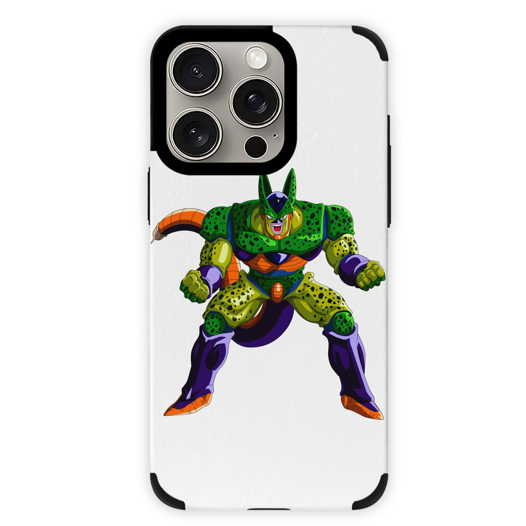 （画像用） ドラゴンボール セル DRAGON BALL Cell 【iPhone15ProMax対応】 PUレザー スマホケース 耐衝撃＆黄変防止