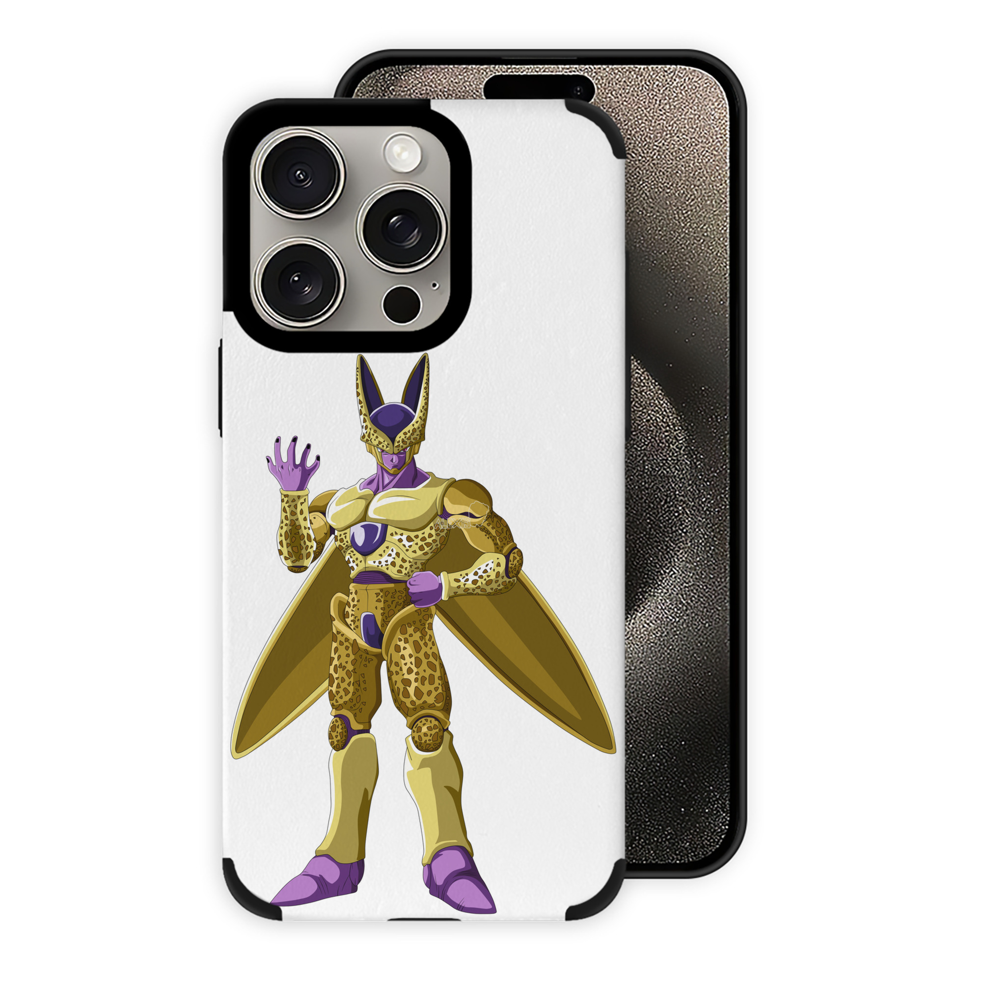 （画像用） ドラゴンボール セル DRAGON BALL Cell 【iPhone15ProMax対応】 PUレザー スマホケース 耐衝撃＆黄変防止