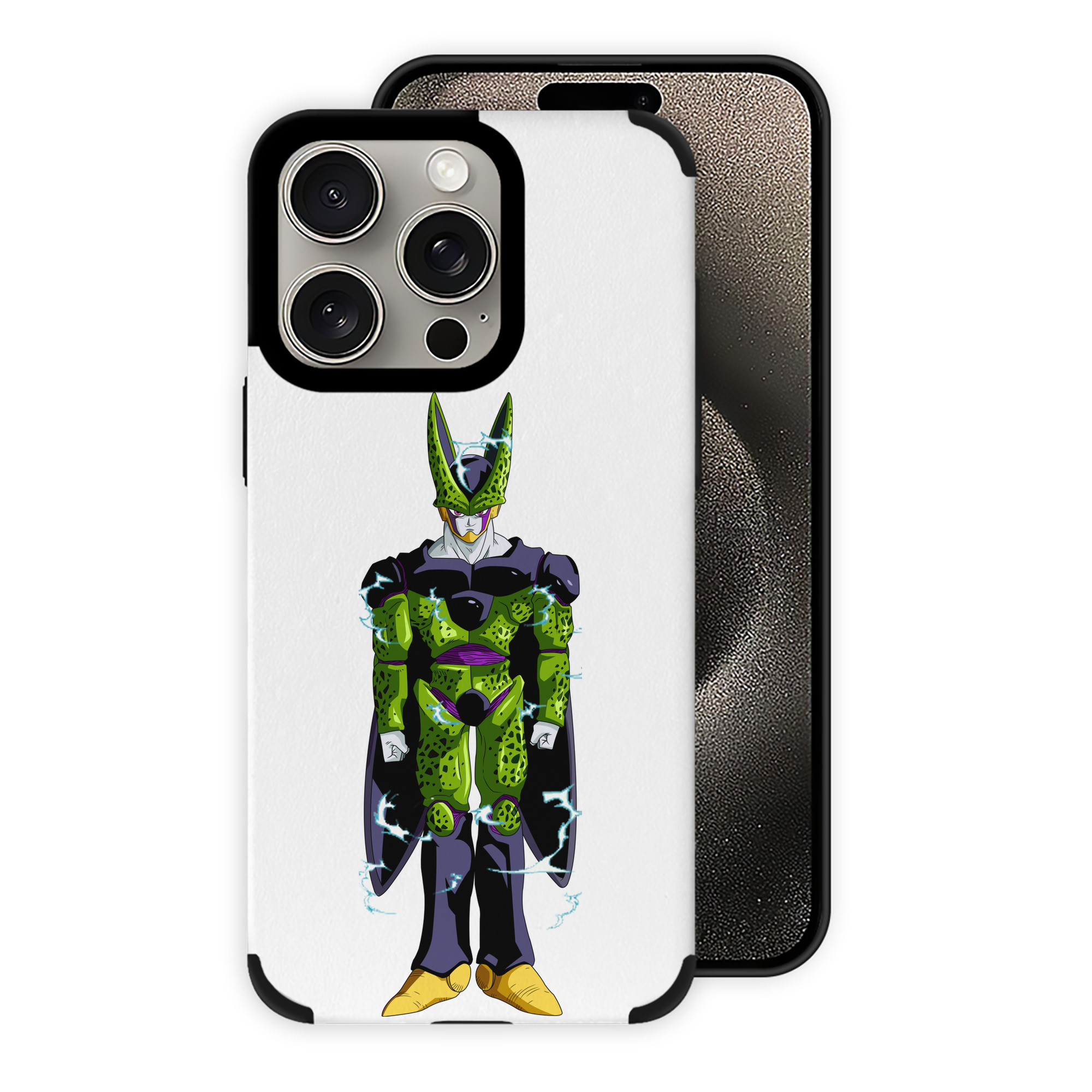 （画像用） ドラゴンボール セル DRAGON BALL Cell 【iPhone15ProMax対応】 PUレザー スマホケース 耐衝撃＆黄変防止