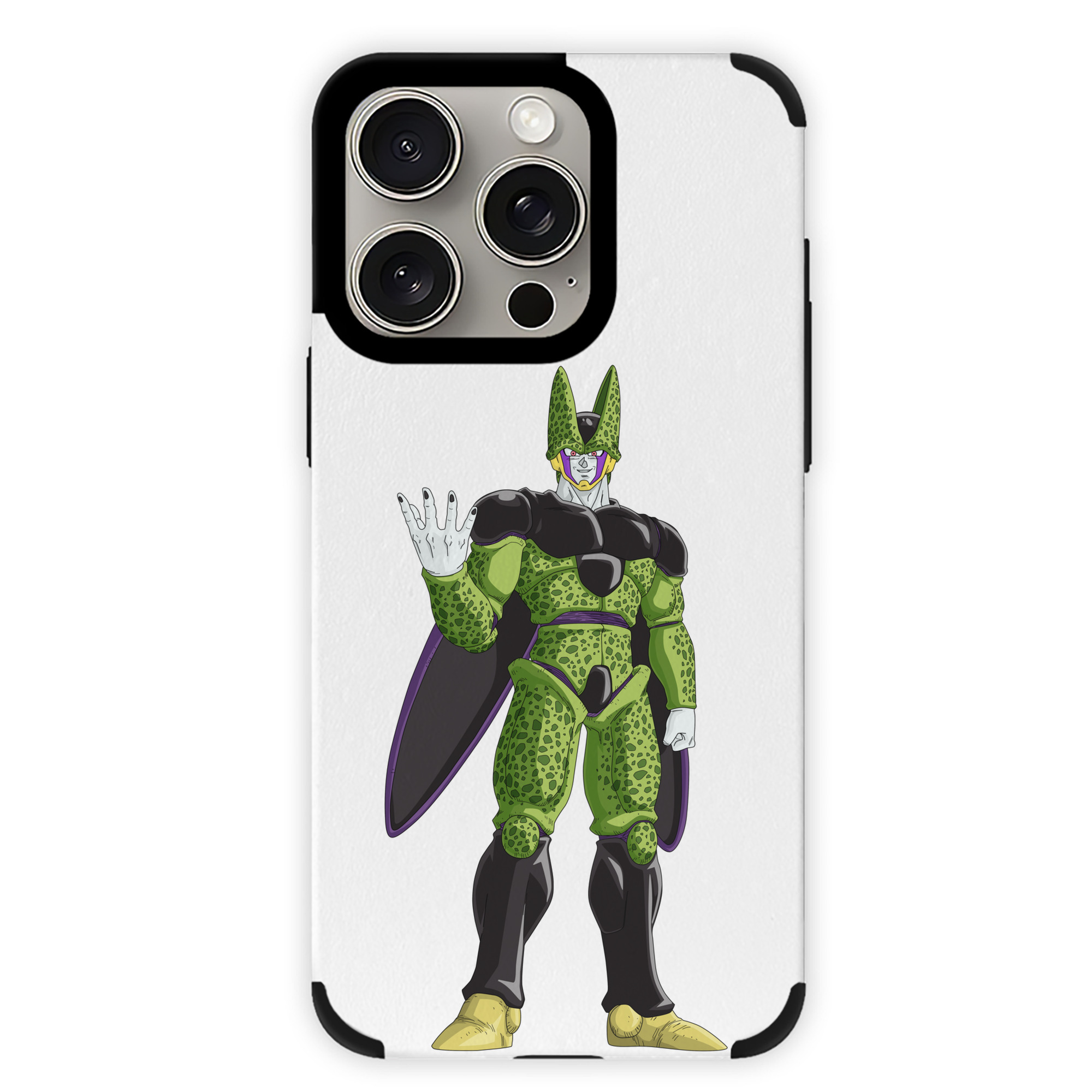 （画像用） ドラゴンボール セル DRAGON BALL Cell 【iPhone15ProMax対応】 PUレザー スマホケース 耐衝撃＆黄変防止