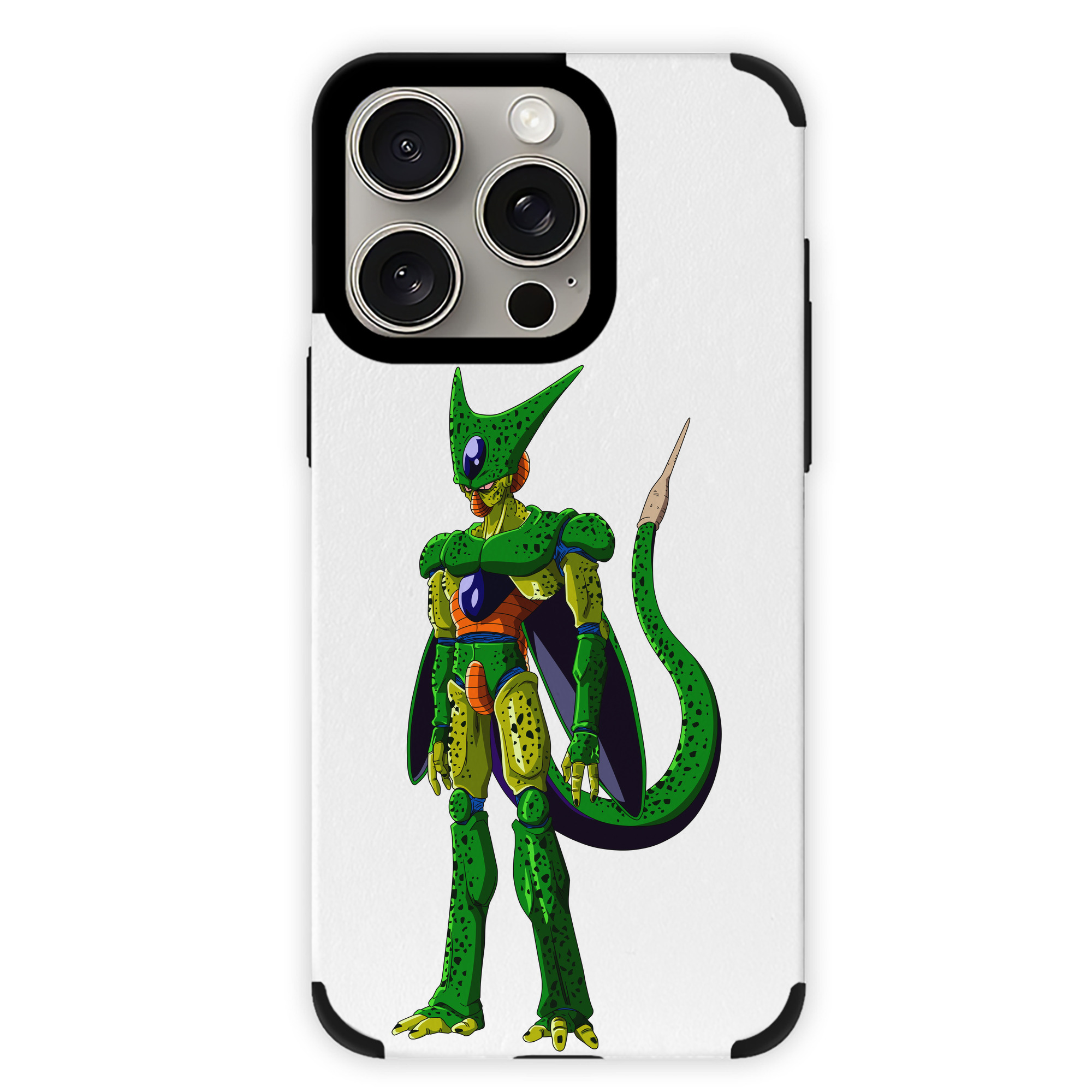 （画像用） ドラゴンボール セル DRAGON BALL Cell 【iPhone15ProMax対応】 PUレザー スマホケース 耐衝撃＆黄変防止